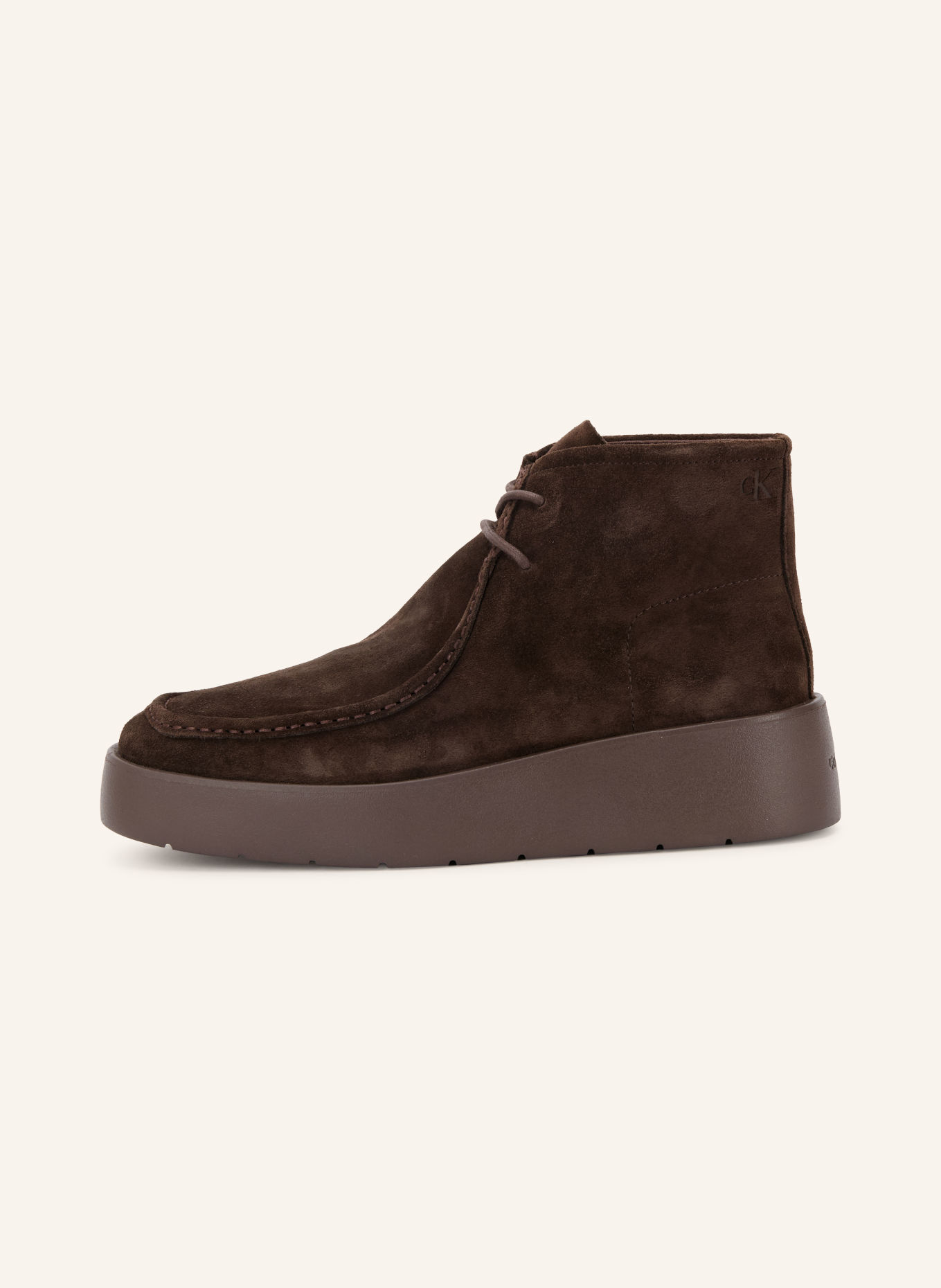 Calvin Klein Veterboots: MARRON FONCÉ