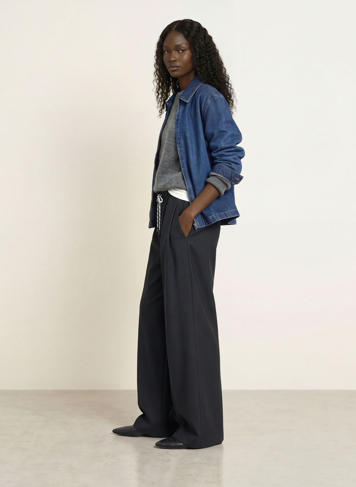 CLOSED WYNSTON Trousers: DARK BLUE
