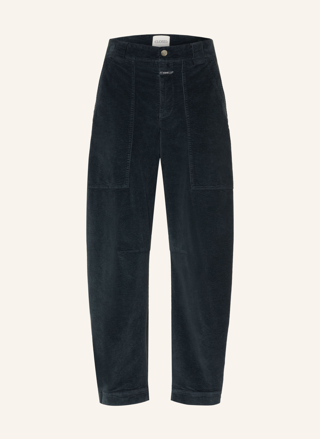 CLOSED 7/8-Hose RHANNON aus Cord: DUNKELBLAU