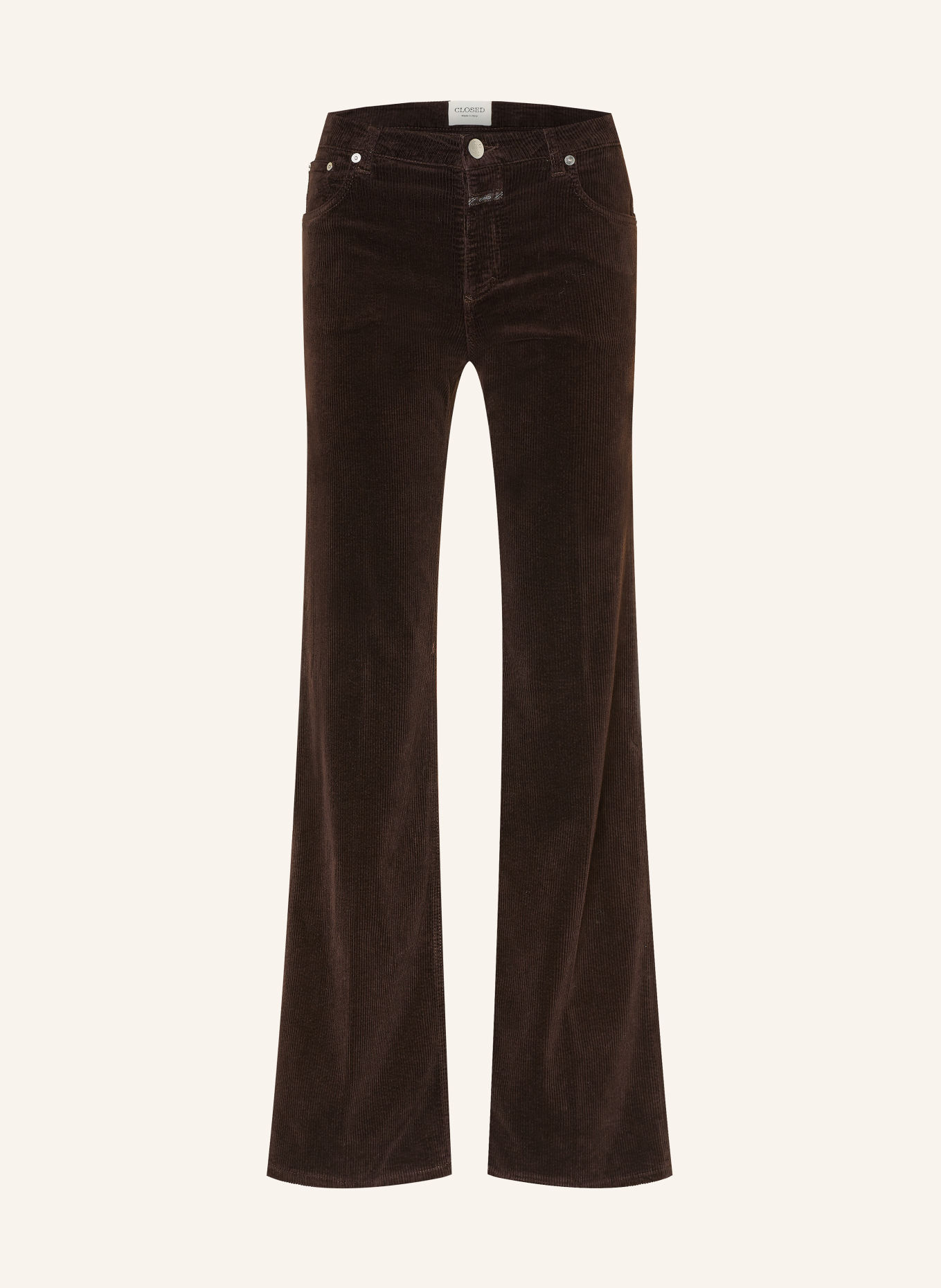 CLOSED Cordbroek GILLAN: MARRON FONCÉ