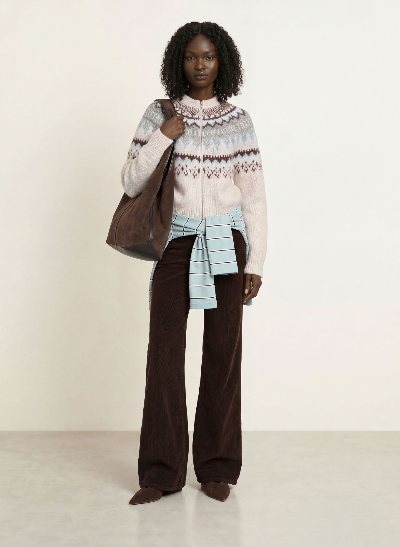 CLOSED Cordbroek GILLAN: MARRON FONCÉ