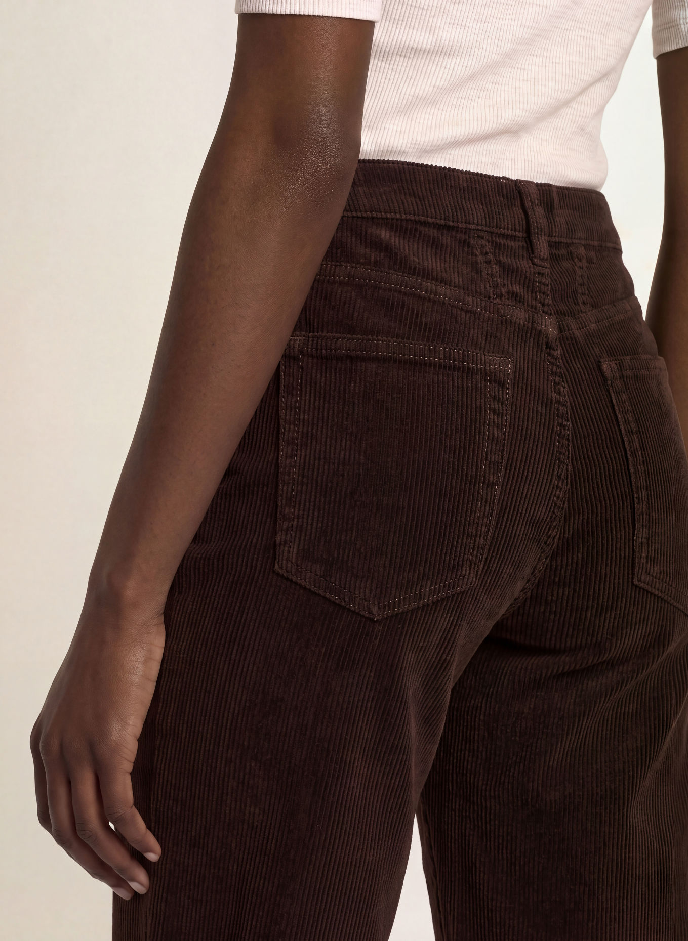 CLOSED Cordbroek GILLAN: MARRON FONCÉ