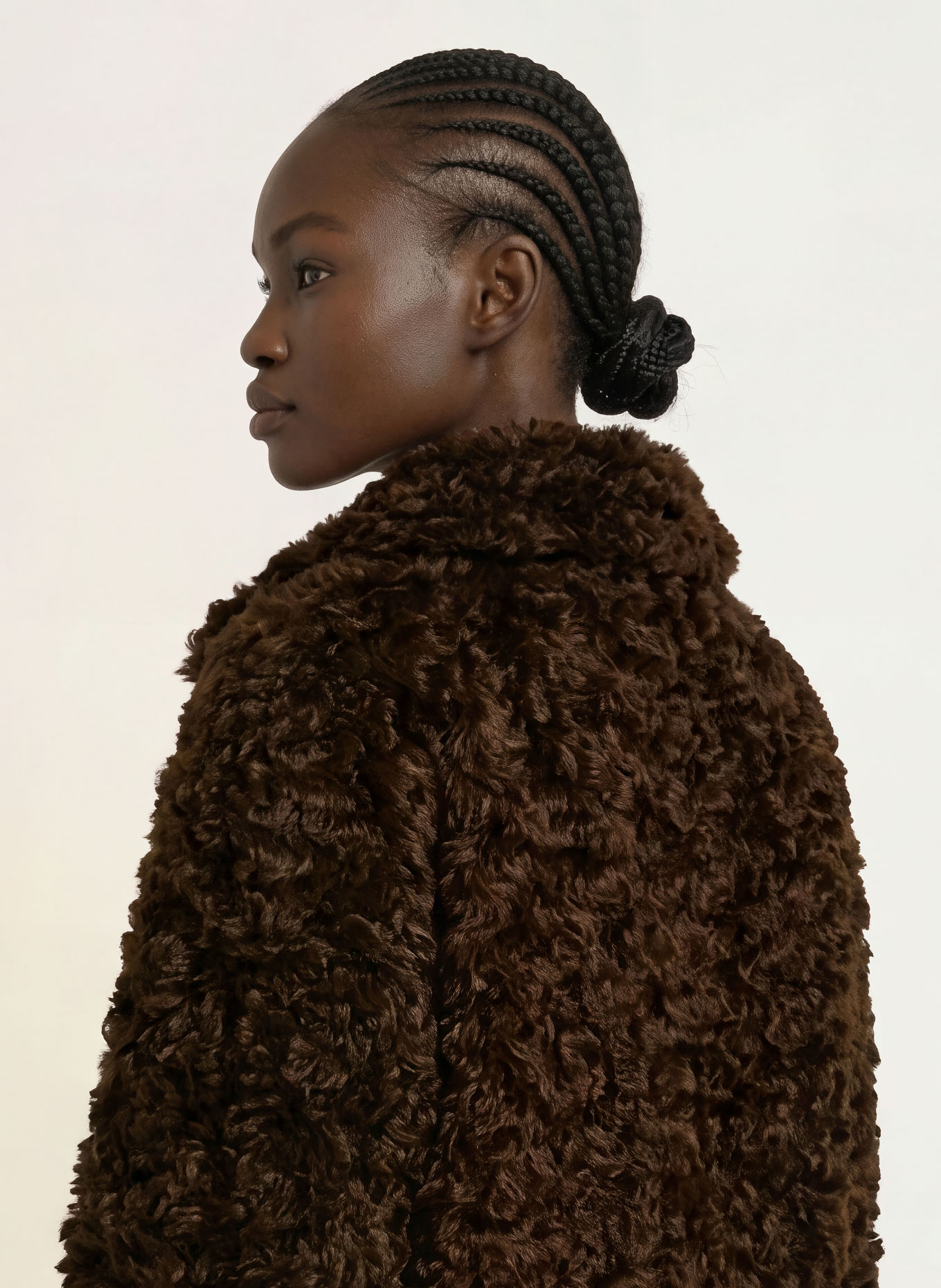 CLOSED Plush Jacket: BROWN