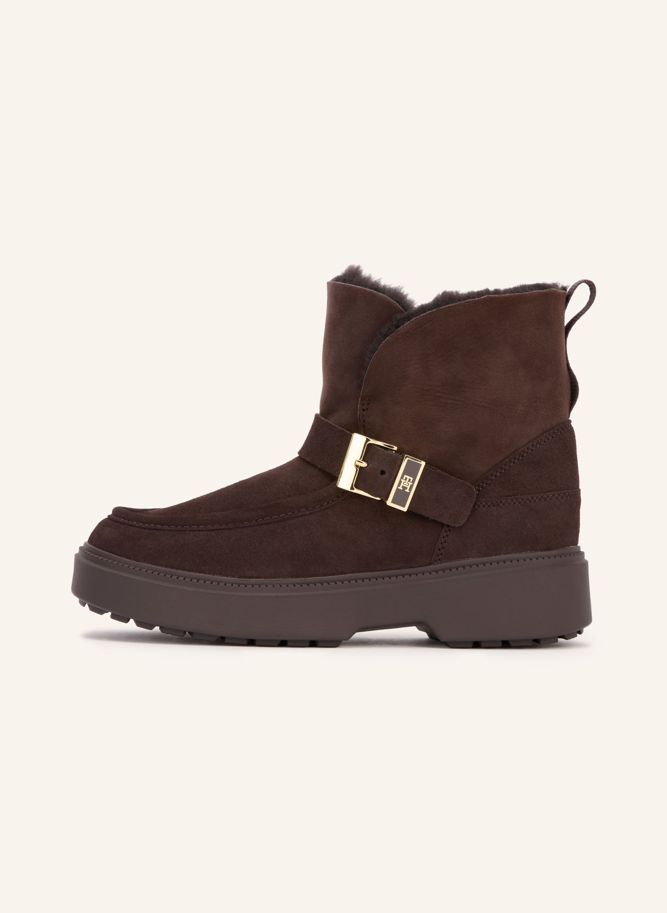 TOMMY HILFIGER Boots: MARRON FONCÉ