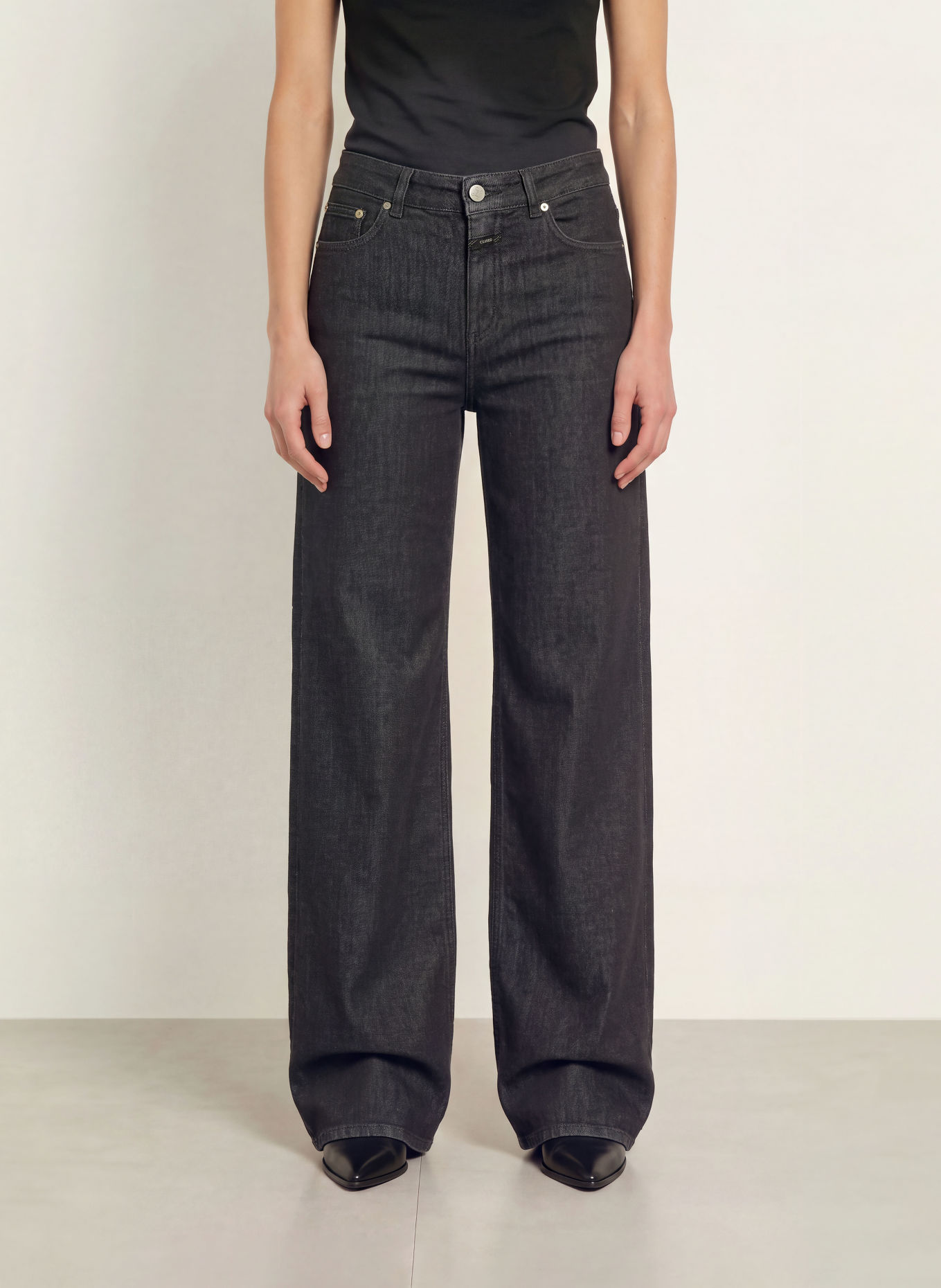 CLOSED JANNA Flared jeans: DGY Dark Grey