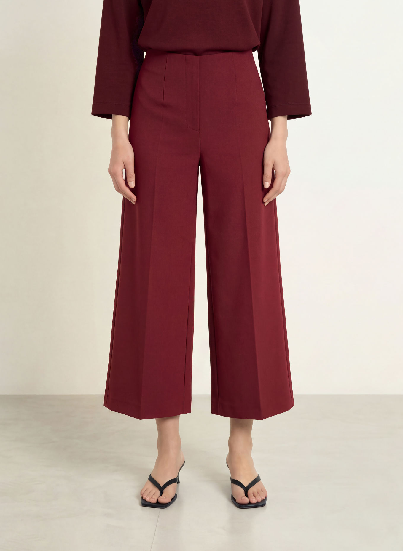 MORE & MORE Culotte: MØRKERØD