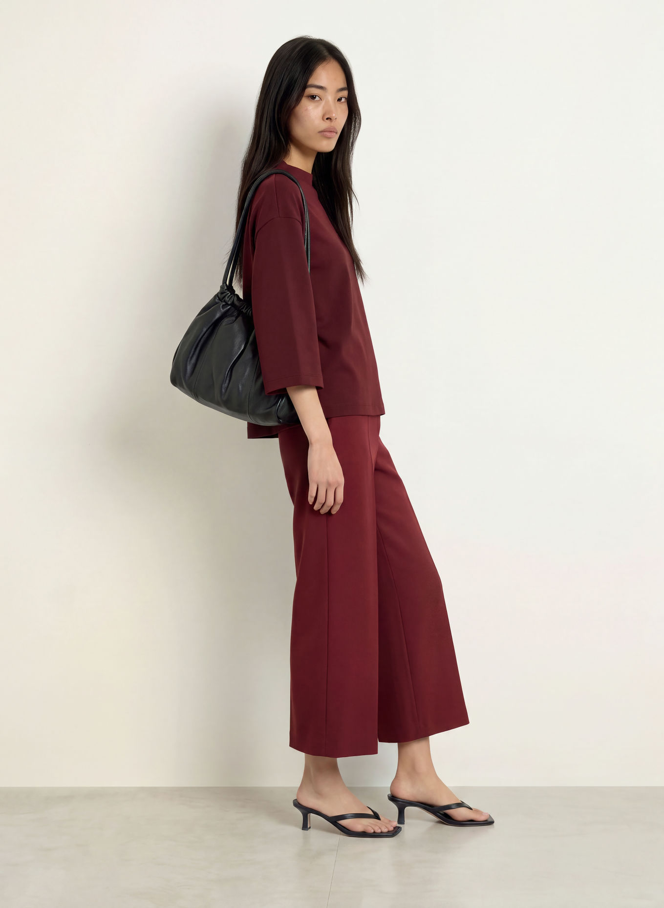 MORE & MORE Culotte: MØRKERØD