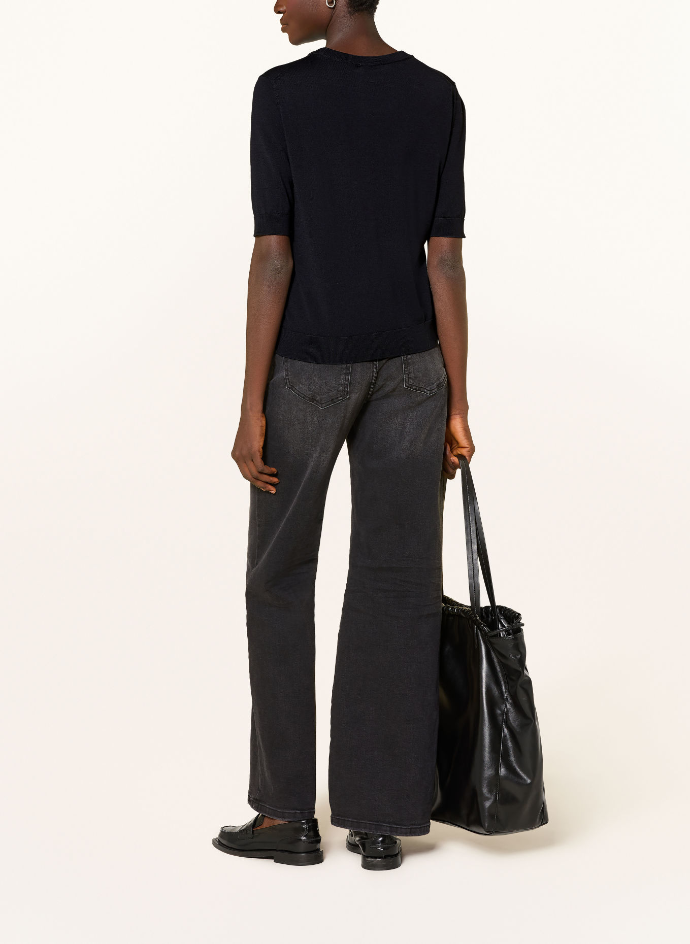 MAERZ MUENCHEN Knit shirt: DARK BLUE