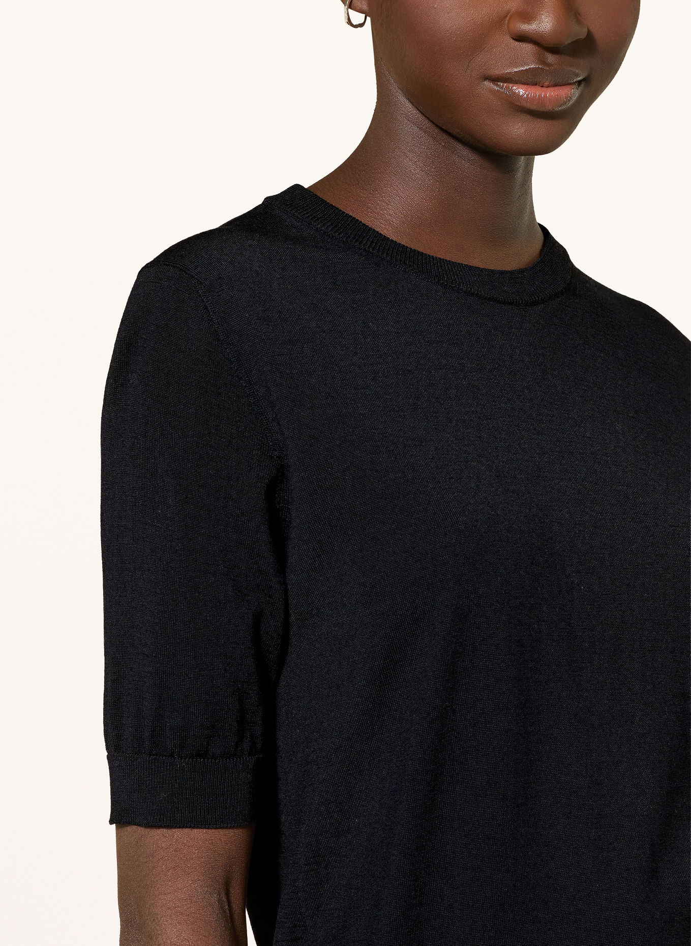 MAERZ MUENCHEN Knit shirt: DARK BLUE