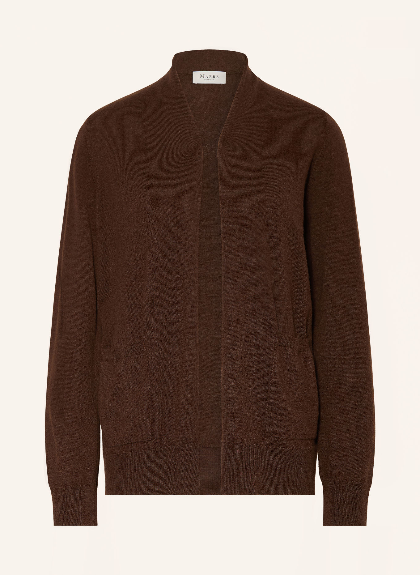 MAERZ MUENCHEN Knit wrap: DARK BROWN