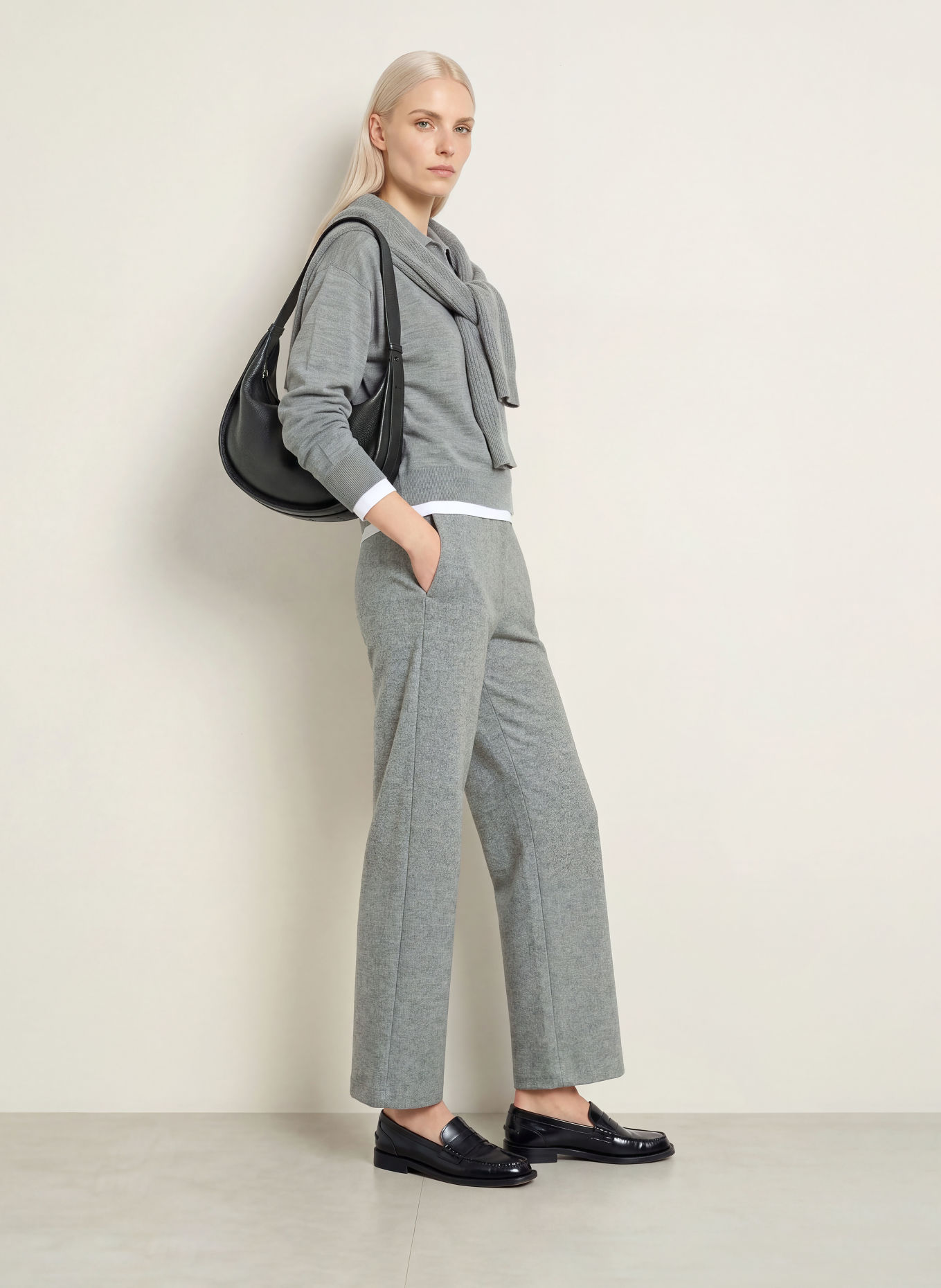 MAERZ MUENCHEN Pantaloni din jersey: GRI