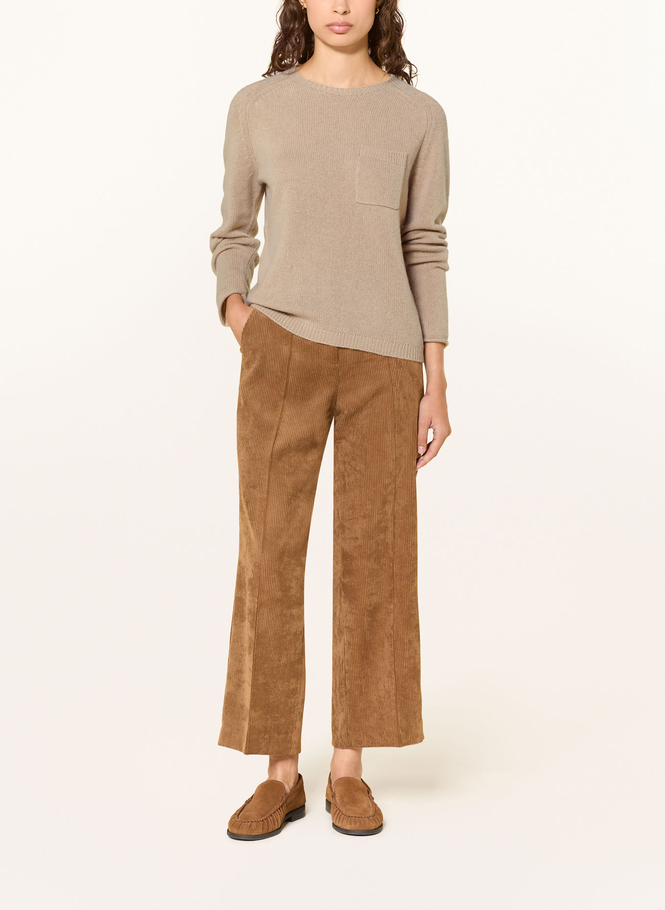 LUISA CERANO Sweater: LIGHT BROWN