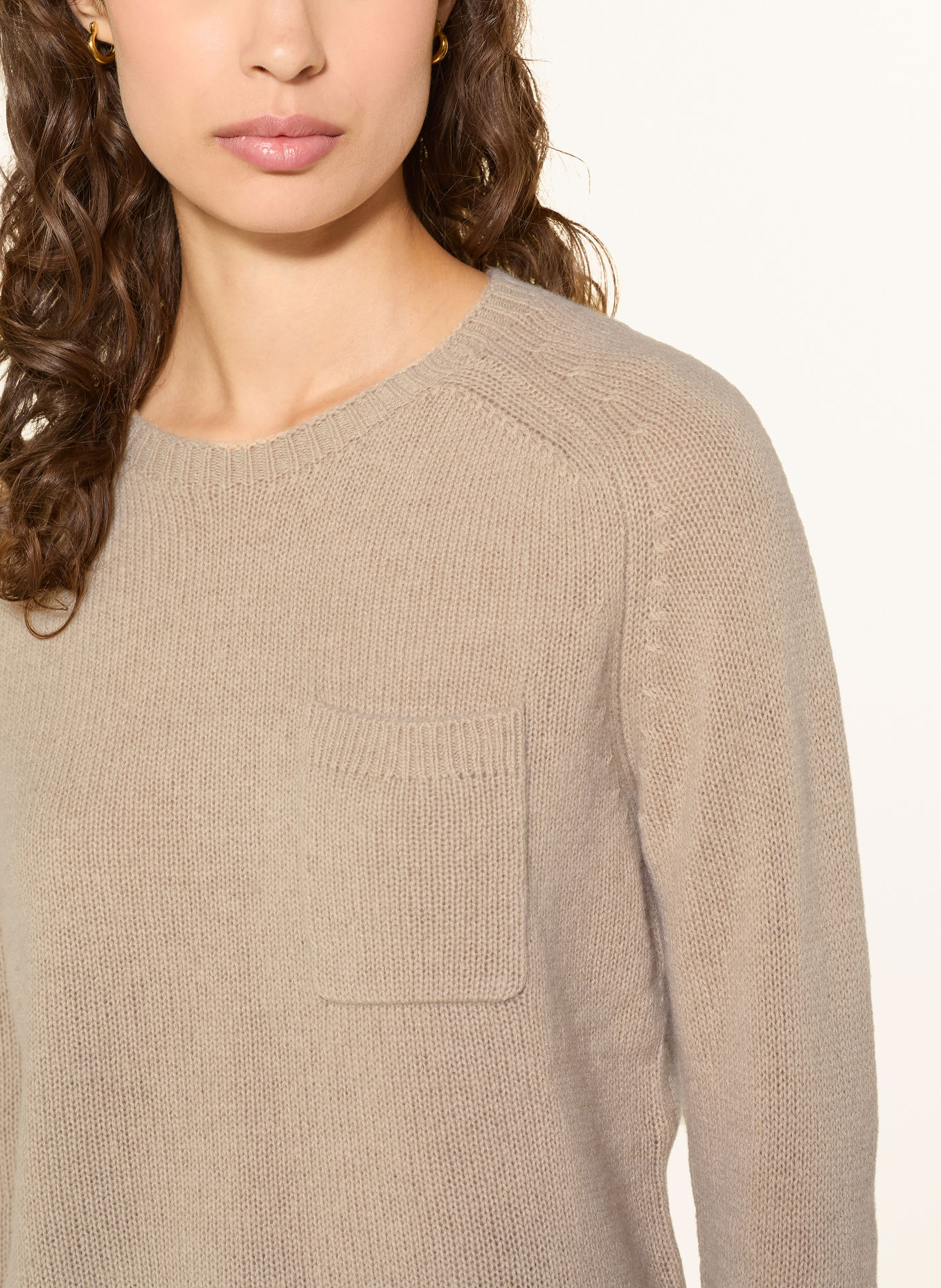 LUISA CERANO Sweater: LIGHT BROWN