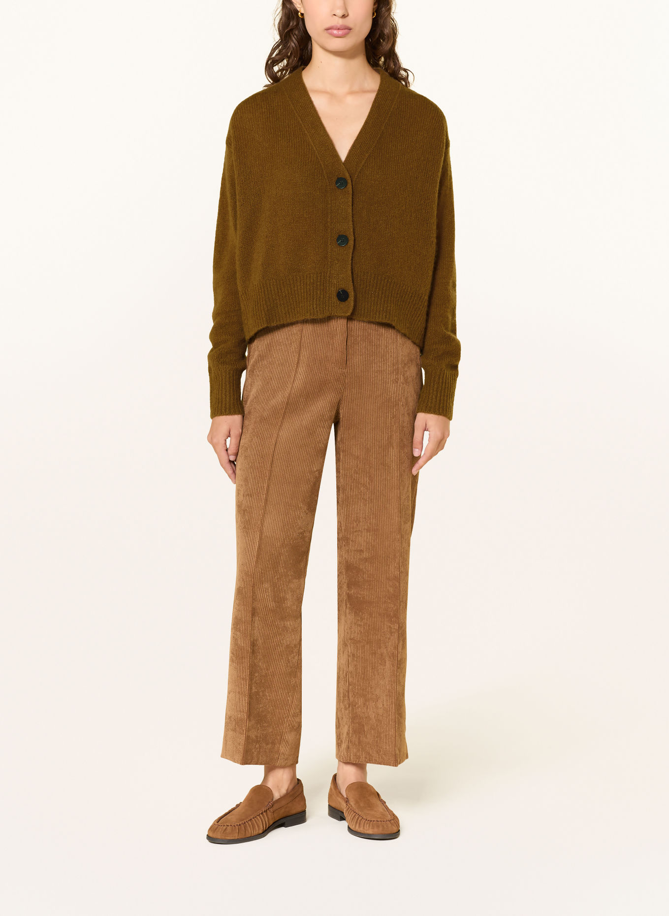 LUISA CERANO Cardigan: BROWN