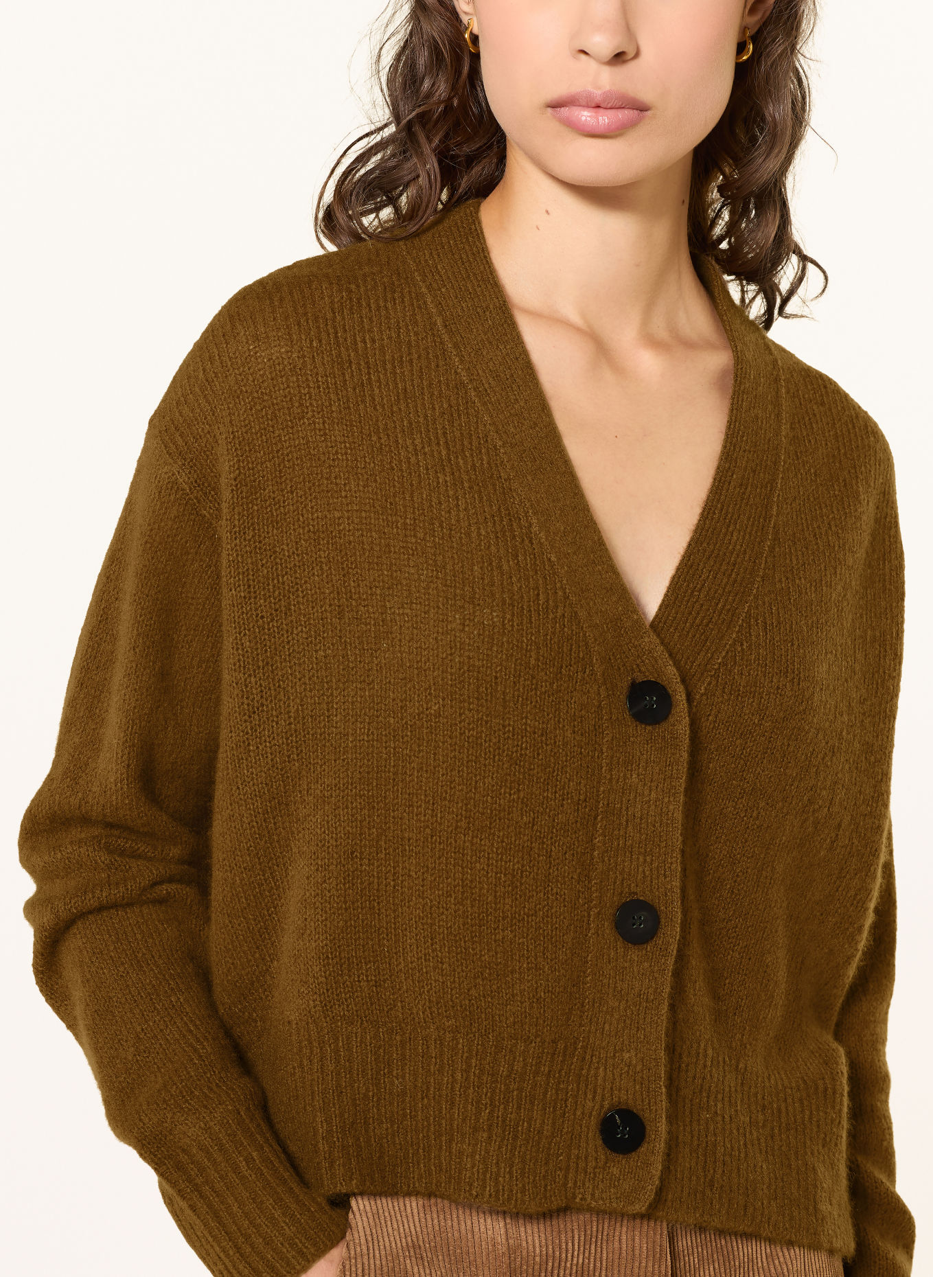 LUISA CERANO Cardigan: BROWN