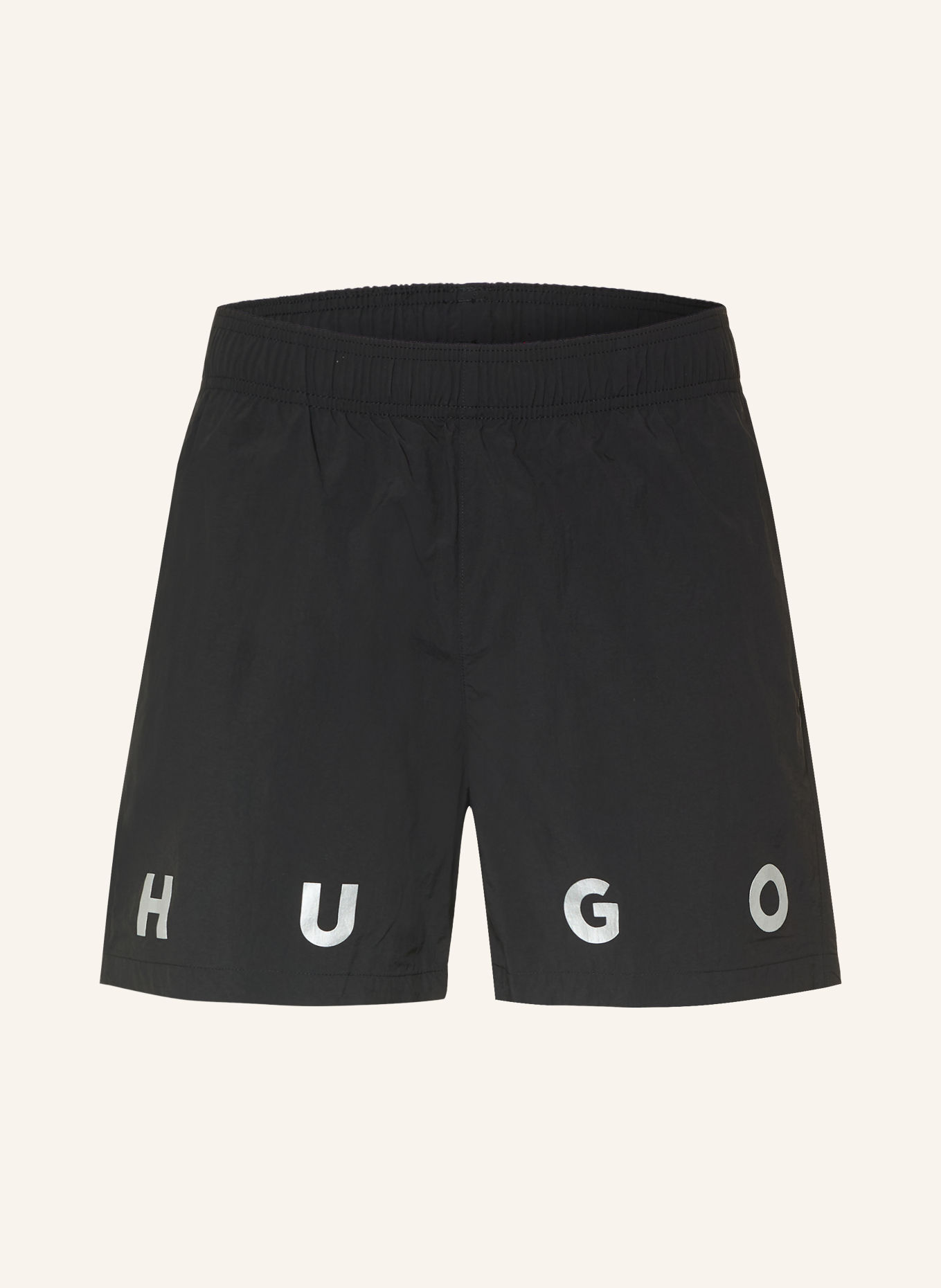 HUGO AZURI Swim shorts: BLACK