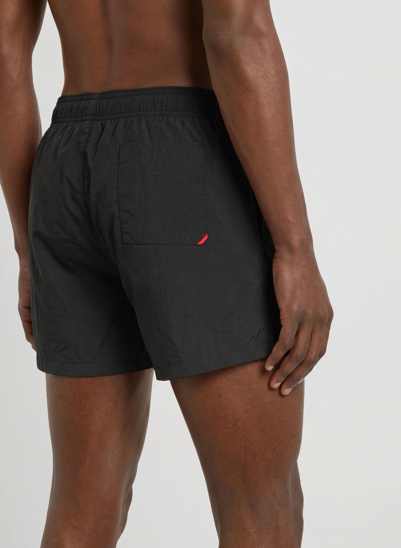 HUGO AZURI Swim shorts: BLACK