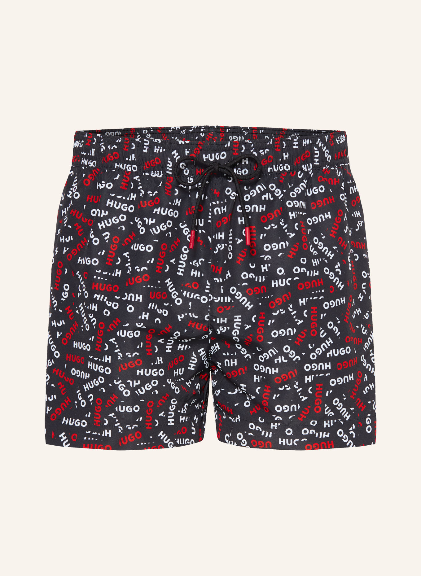 HUGO Badshorts RYU: SVART / RÖD / VIT