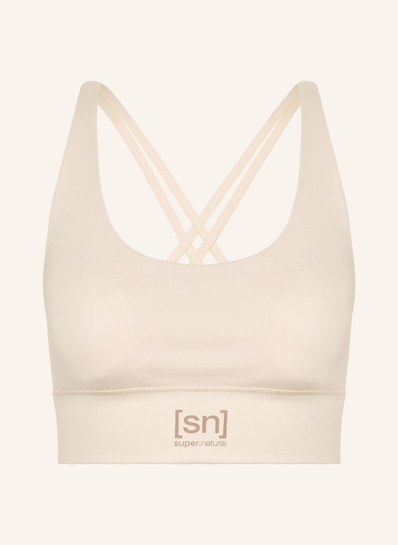 super.natural Haut fonctionnel court ALL DAY SUPER en laine mérinos: BEIGE