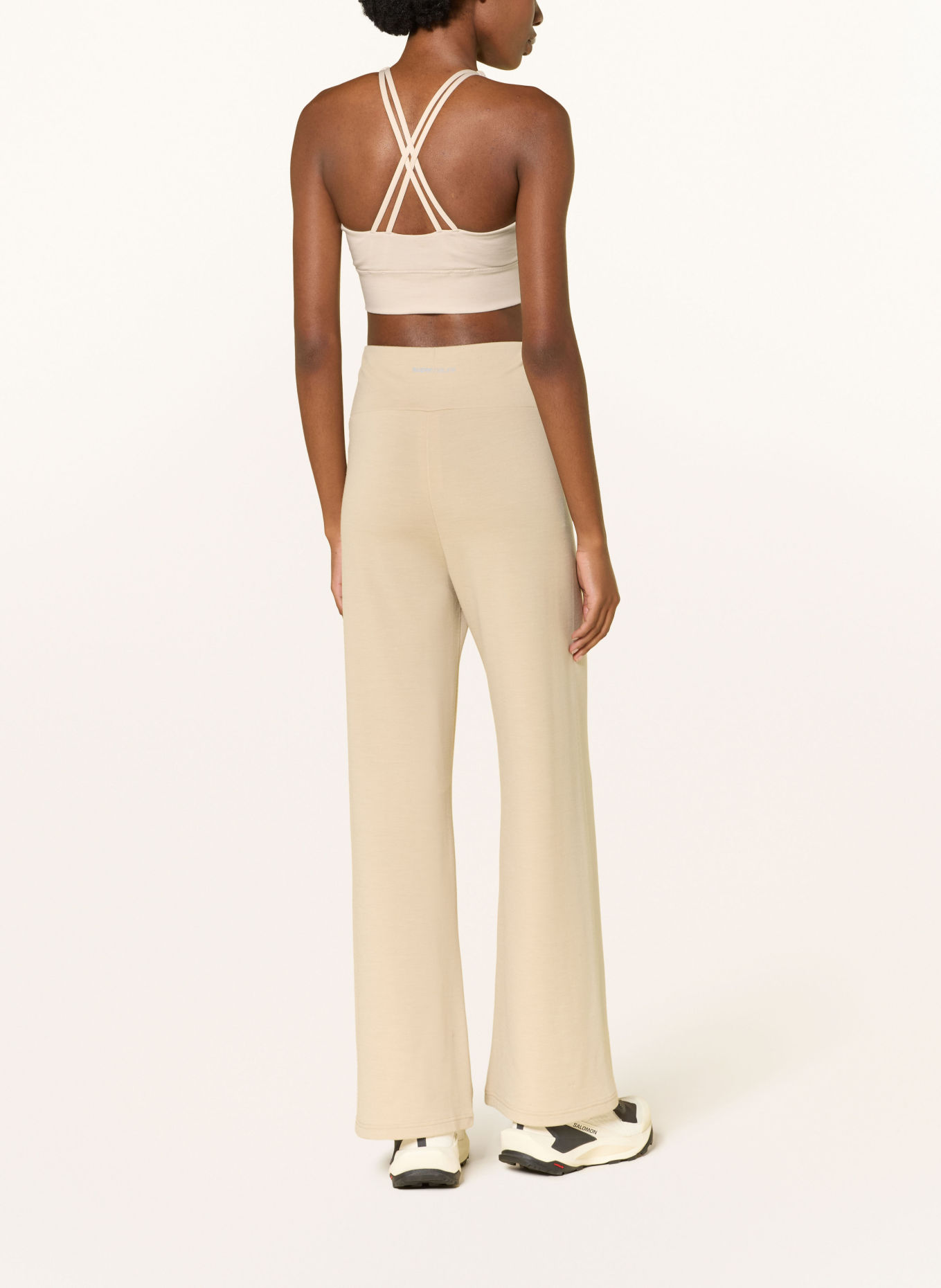 super.natural Haut fonctionnel court ALL DAY SUPER en laine mérinos: BEIGE