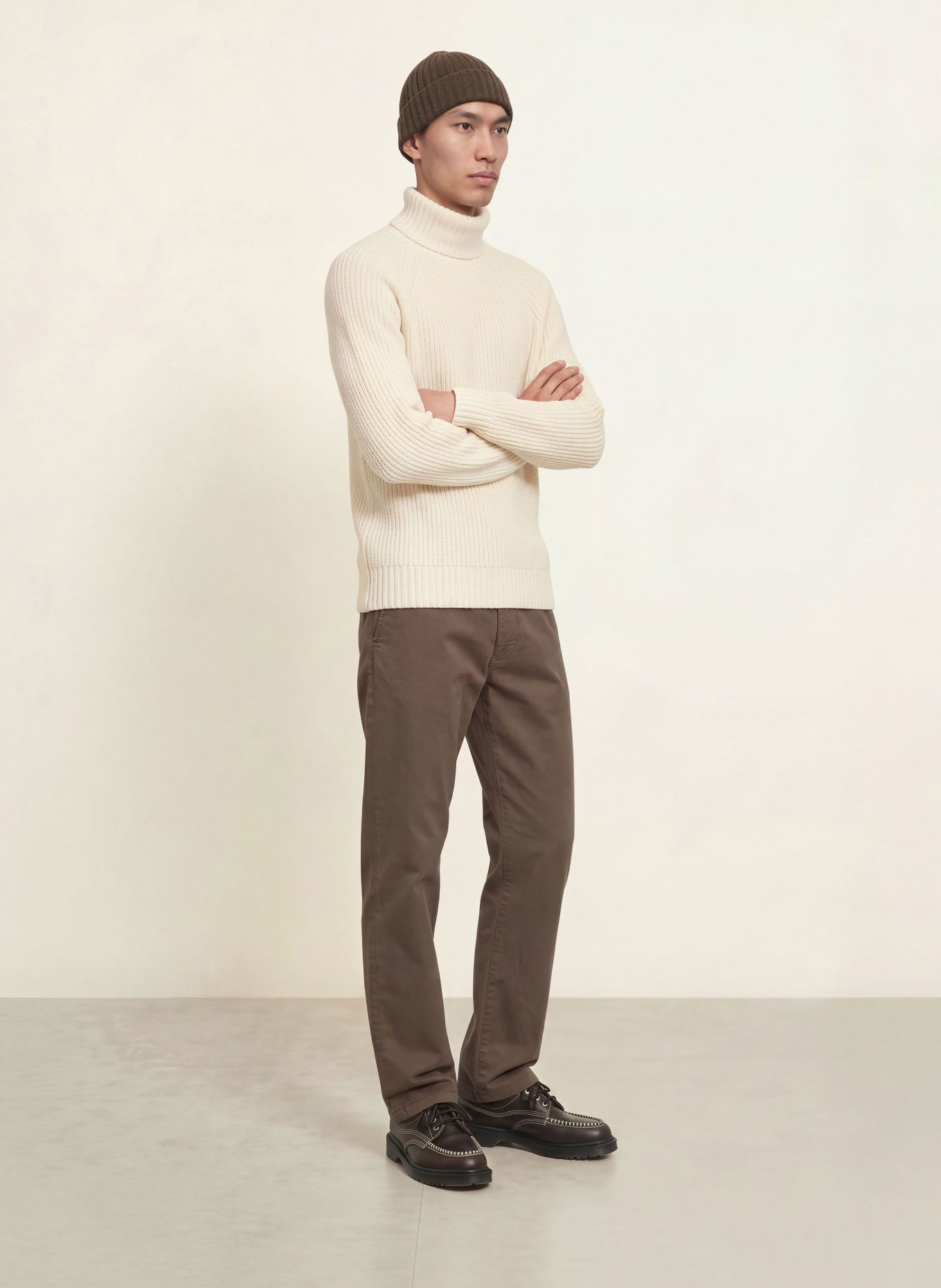 NOWADAYS Turtleneck sweater: ECRU