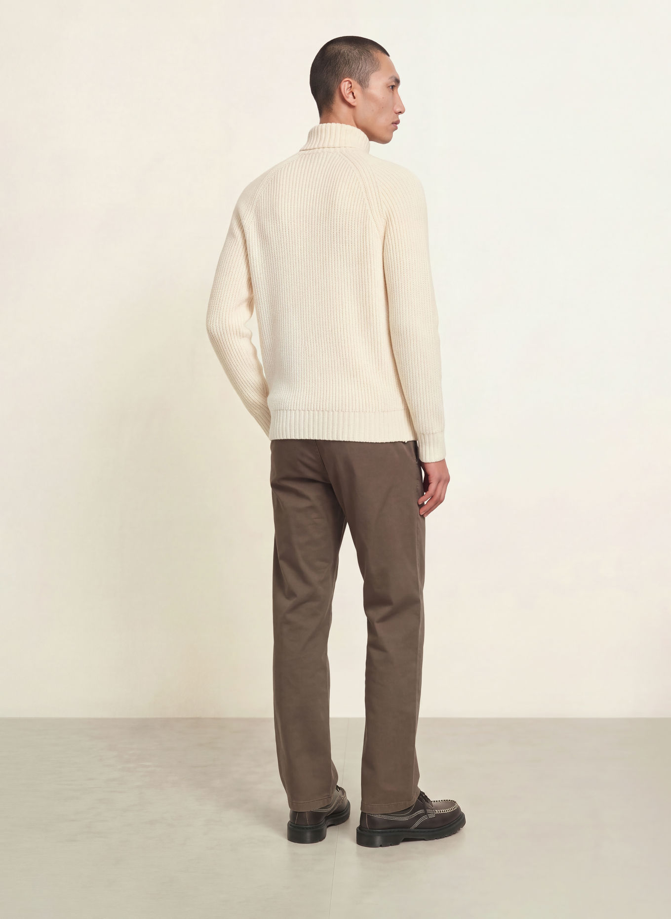 NOWADAYS Turtleneck sweater: ECRU