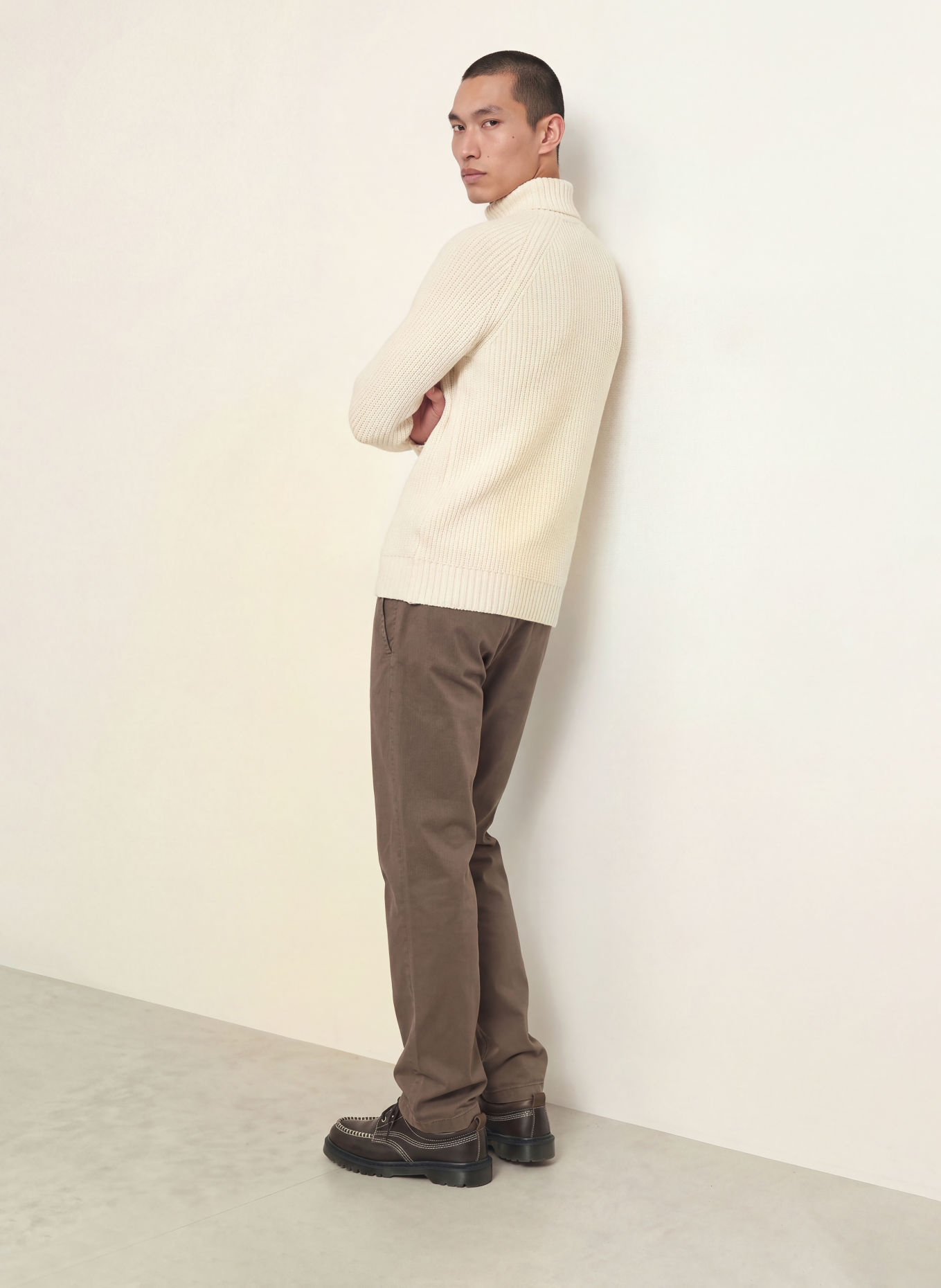 NOWADAYS Turtleneck sweater: ECRU