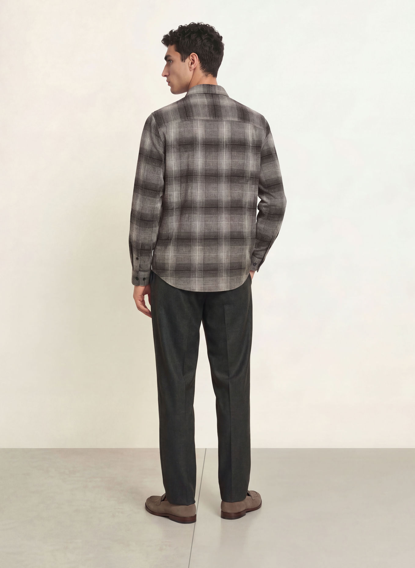 NOWADAYS Chino kalhoty Regular Fit: ČERNÁ / TMAVĚ ŠEDÁ