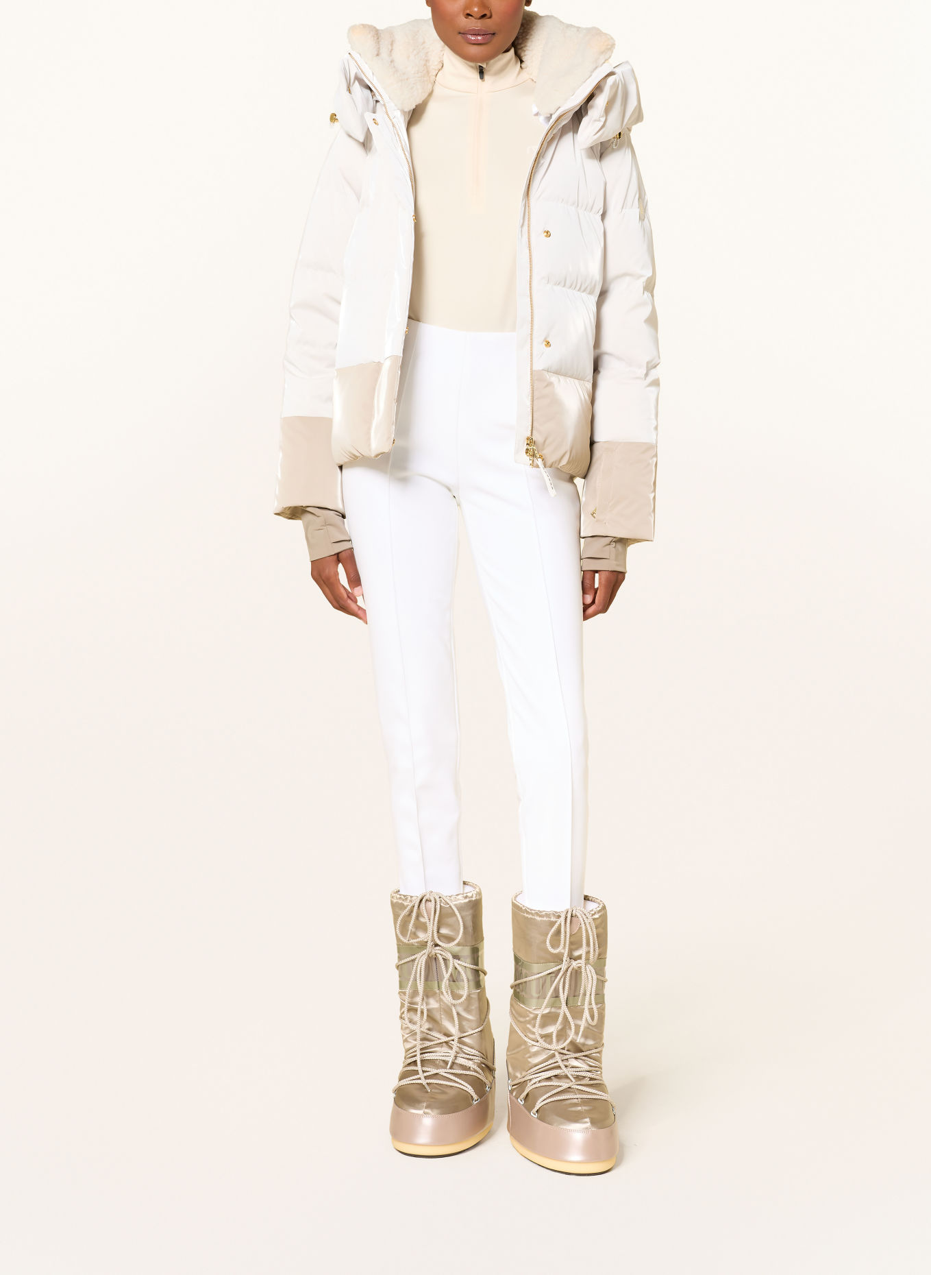 BOGNER ELAINE Stirrup ski pants: WHITE