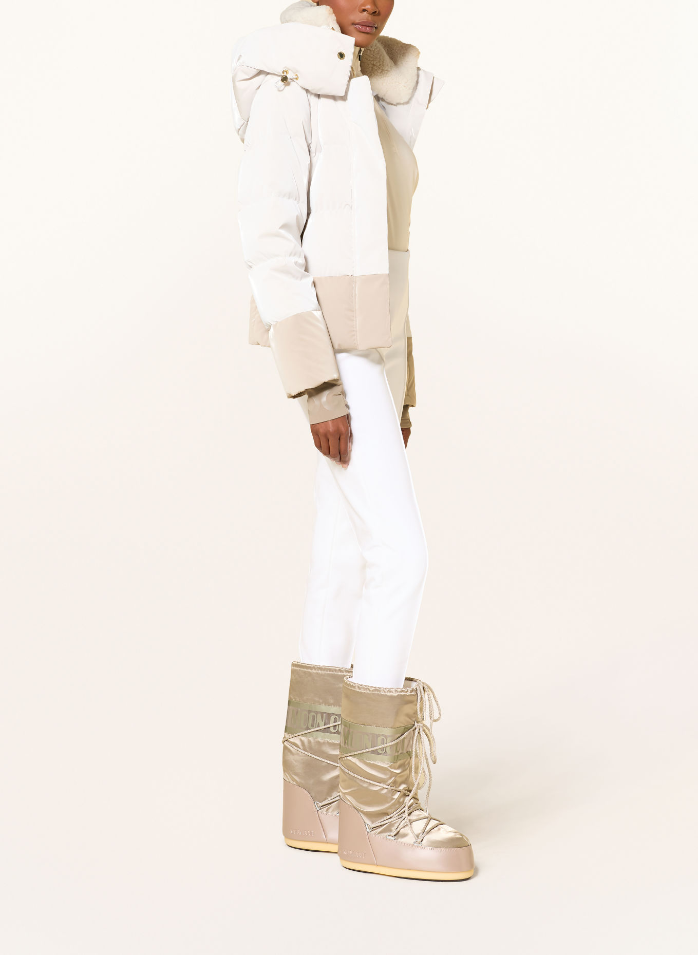 BOGNER ELAINE Stirrup ski pants: WHITE