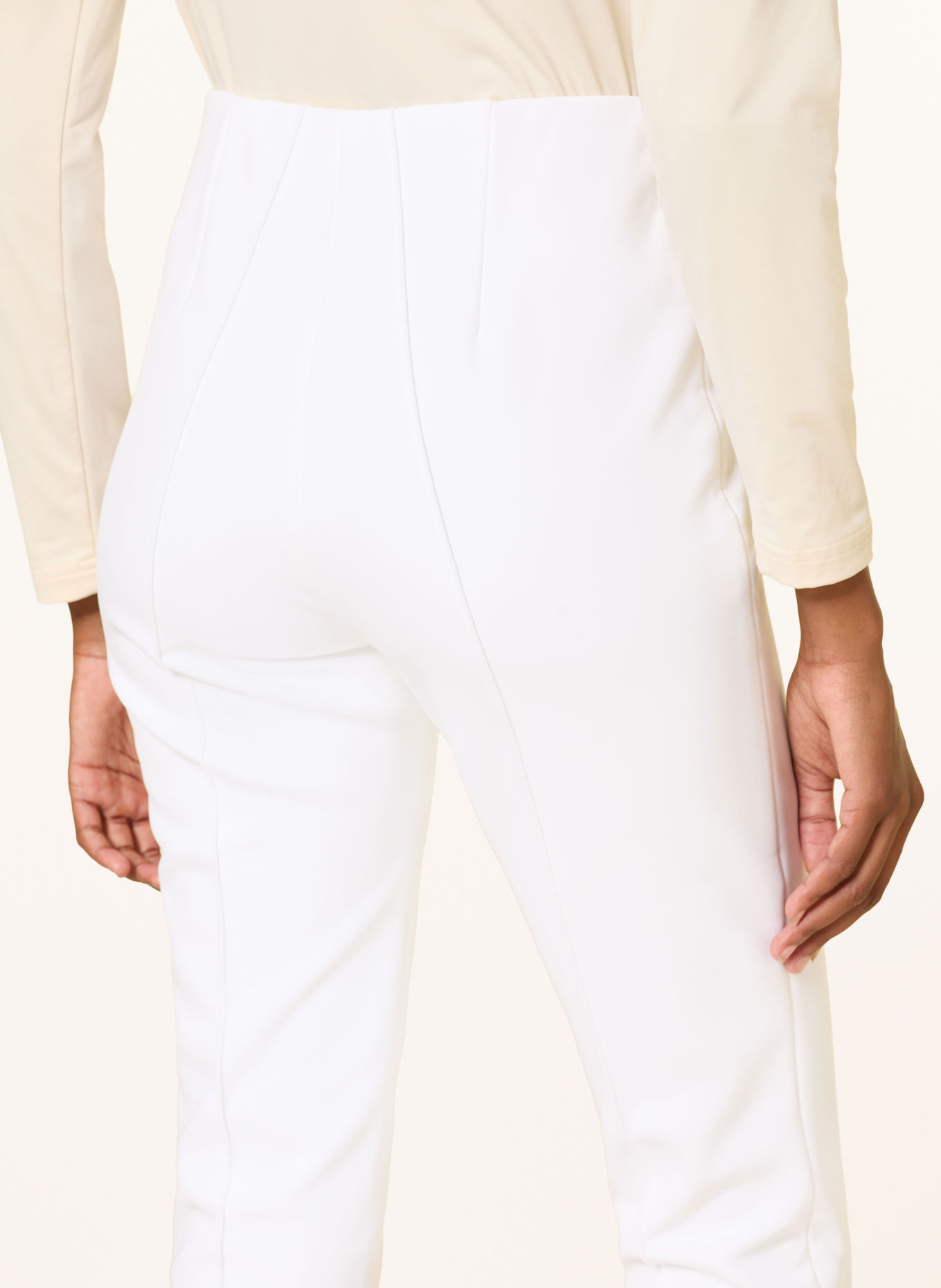 BOGNER ELAINE Stirrup ski pants: WHITE