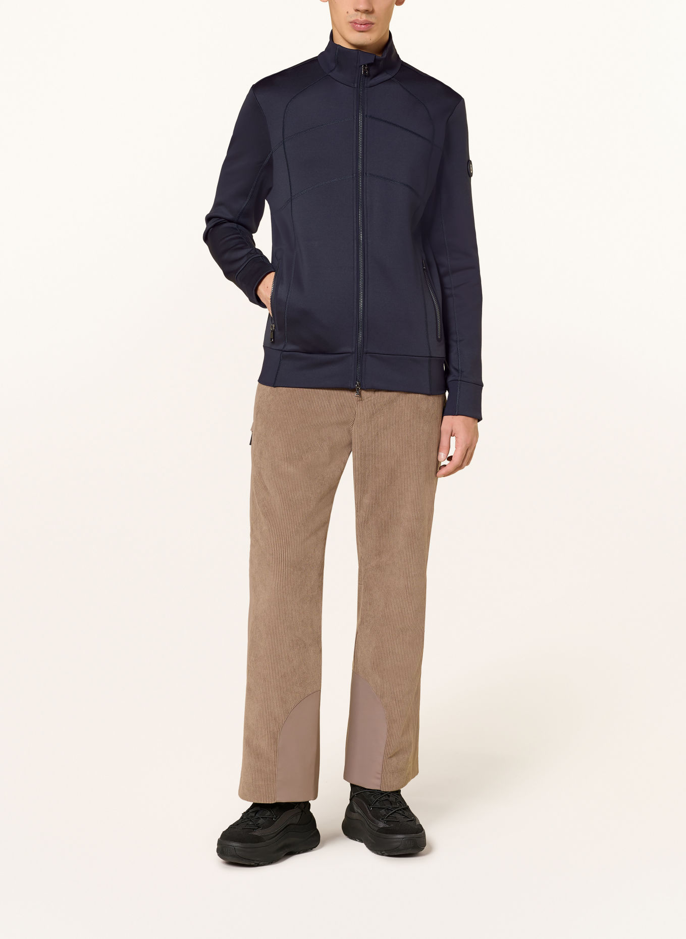 BOGNER Midlayer-jas HAYO: DONKERBLAUW
