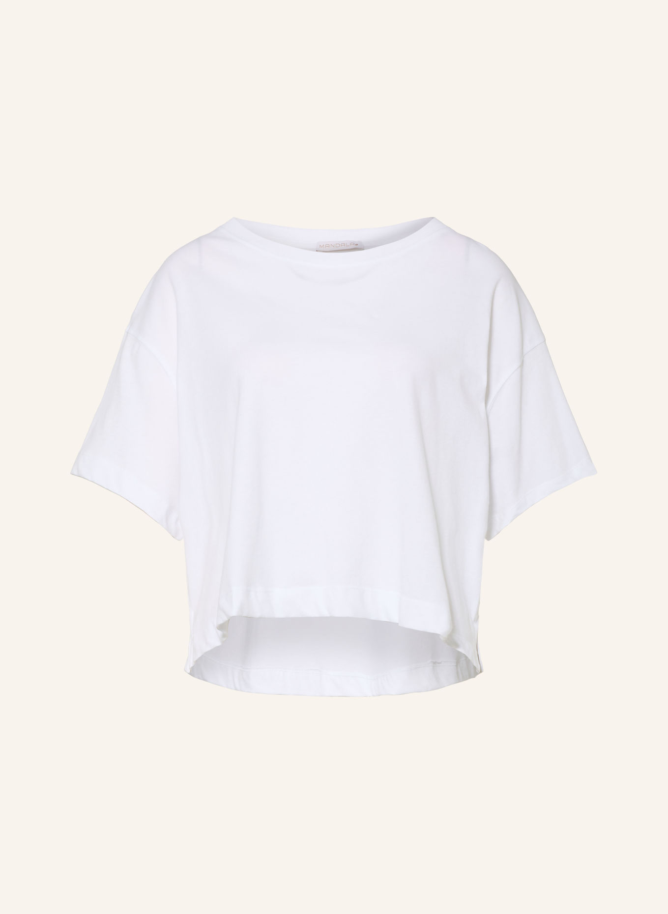 MANDALA Functional shirt: WHITE