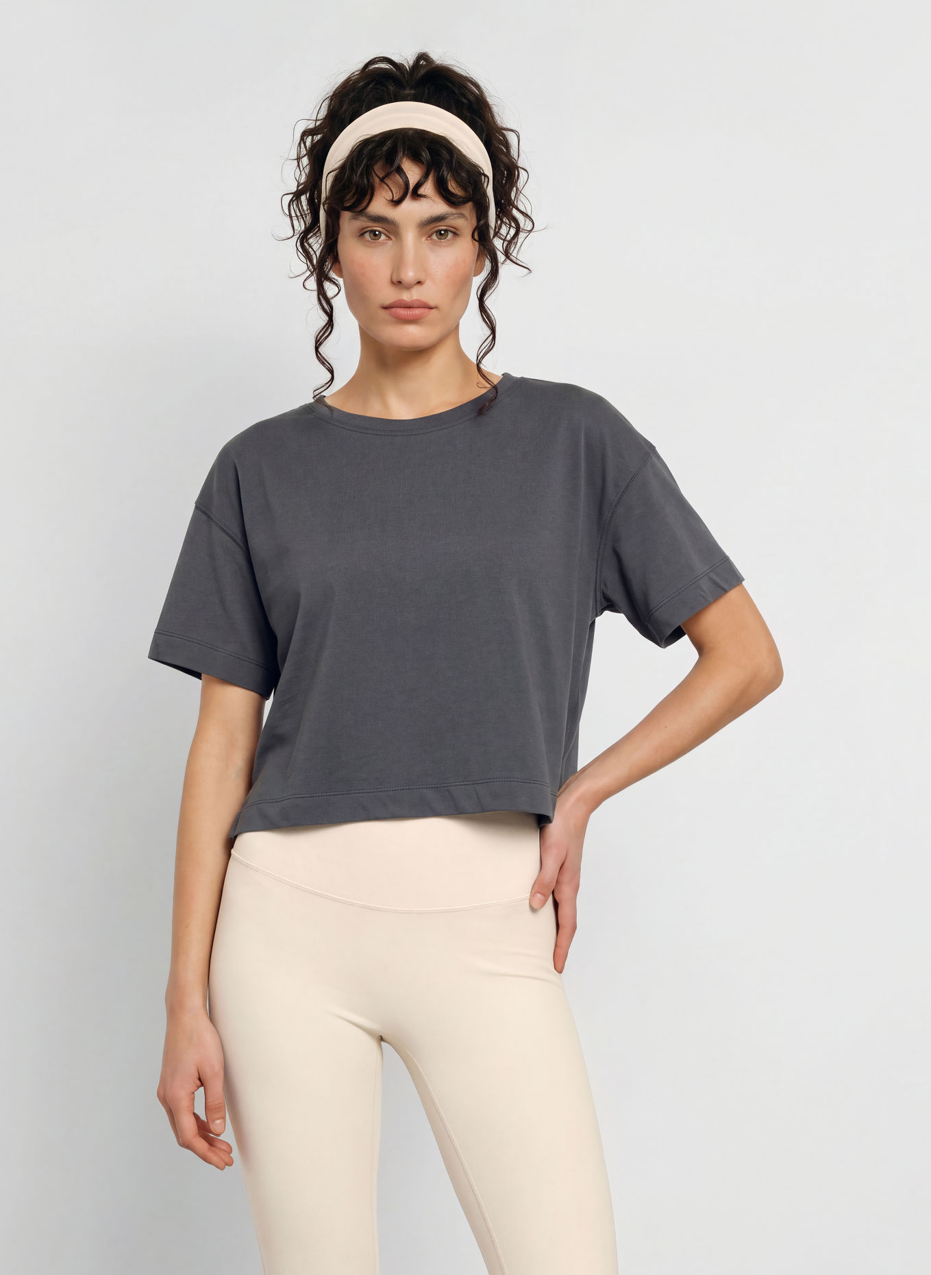 MANDALA Tricou funcțional: GRI ÎNCHIS