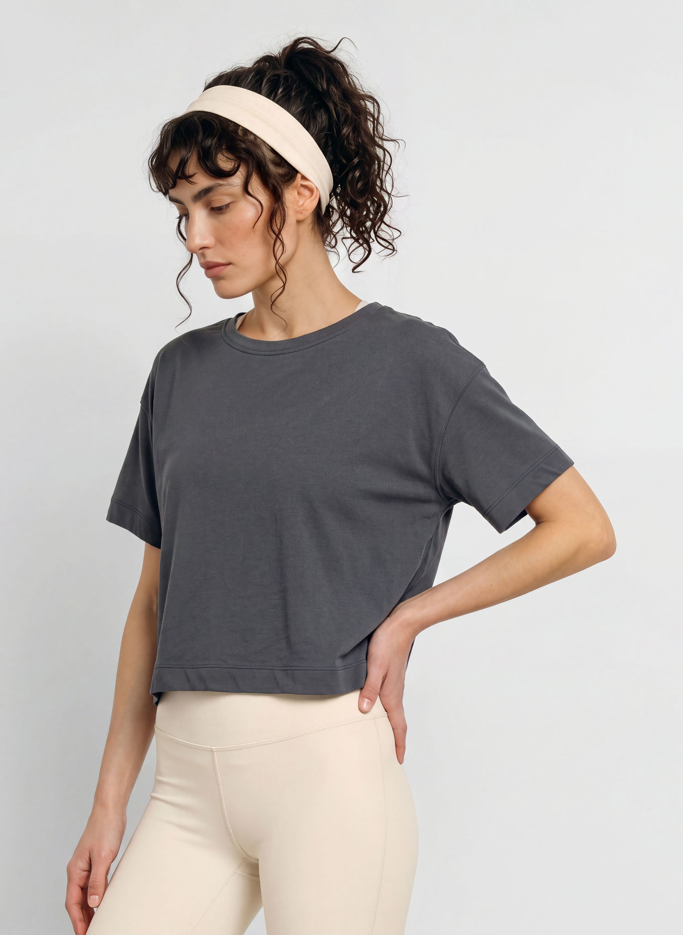 MANDALA Tricou funcțional: GRI ÎNCHIS