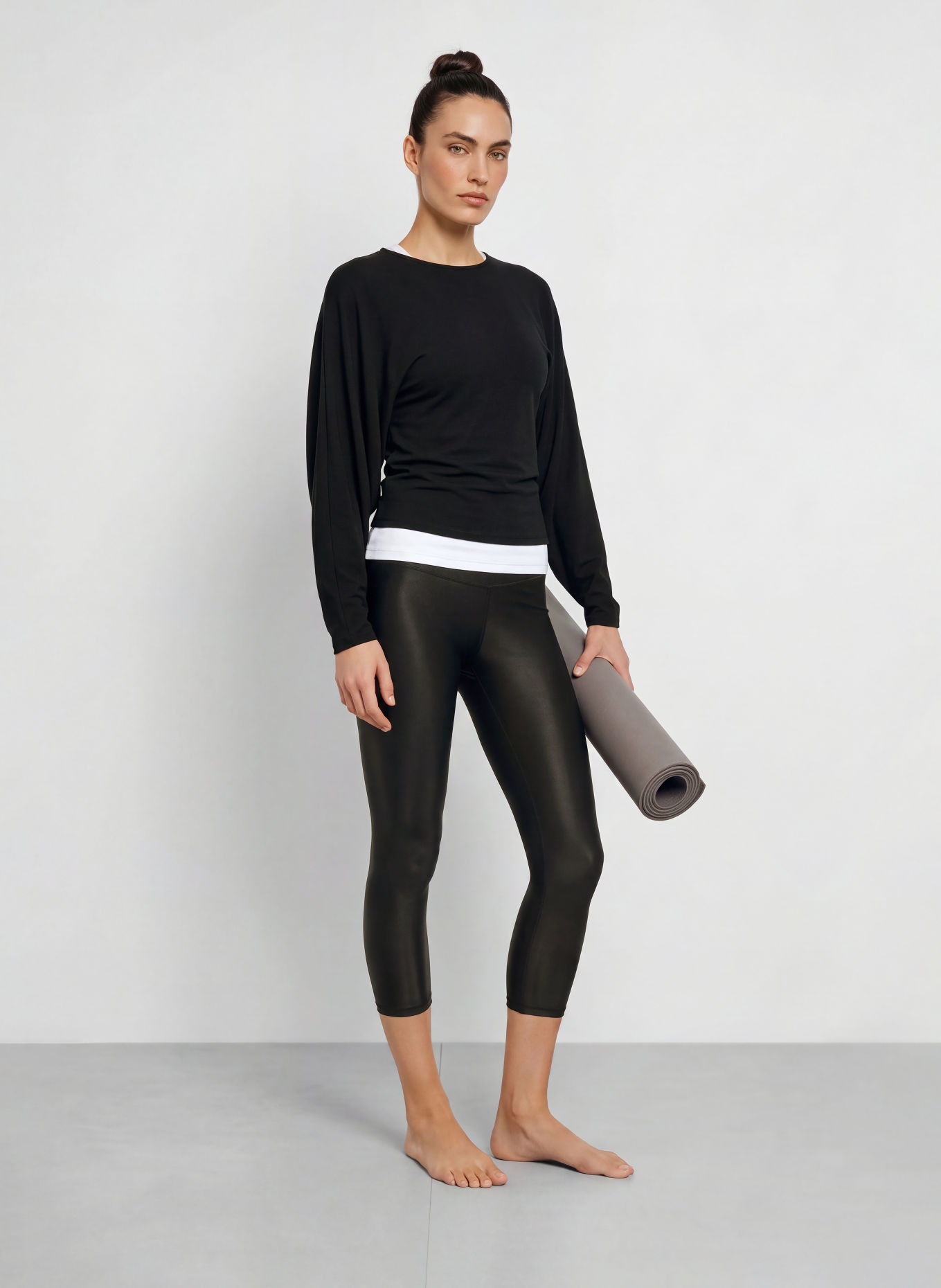 MANDALA Longsleeve PULSE: SCHWARZ