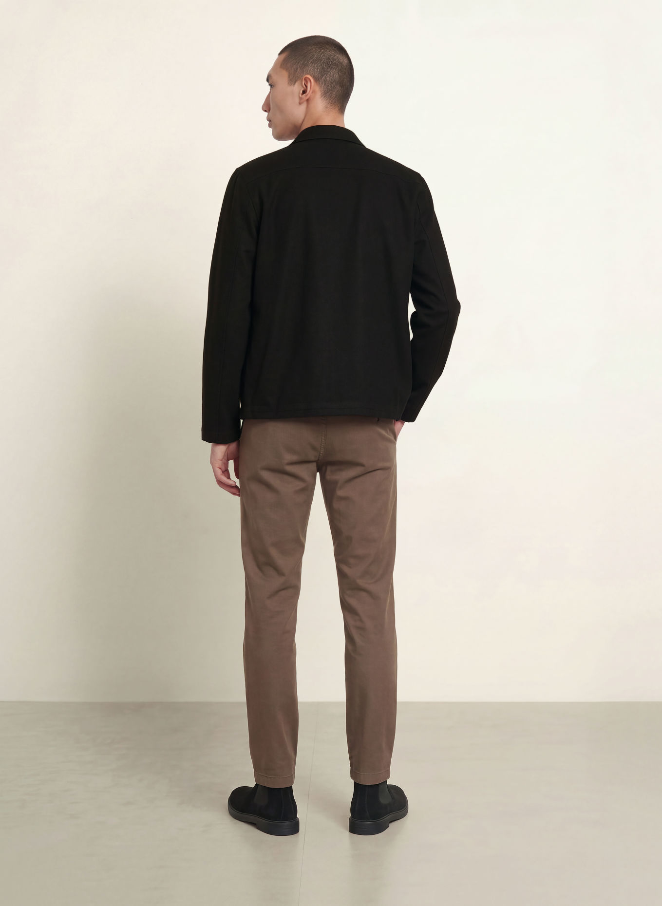 HILTL Chinos TAURA Extra Slim Fit: MÖRKBRUN
