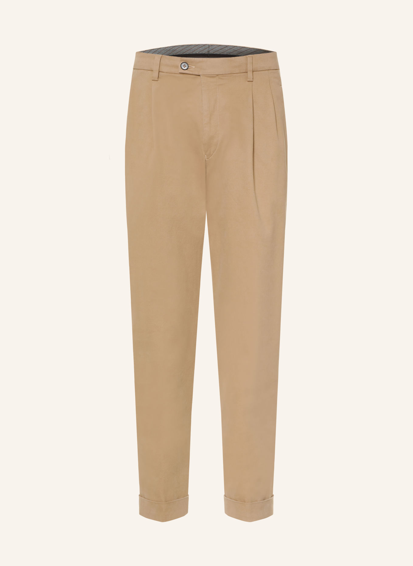 HILTL Extra Slim Fit Chinos: CAMEL