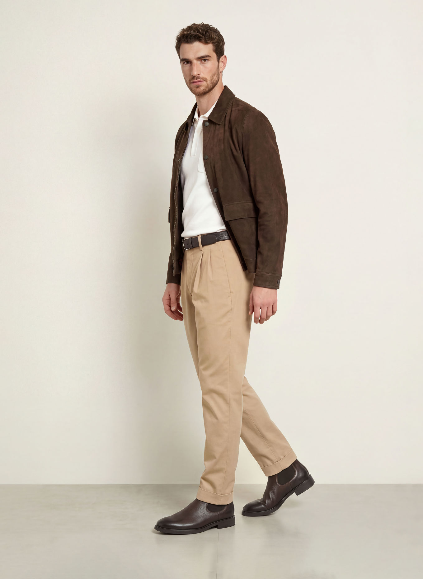 HILTL Extra Slim Fit Chinos: CAMEL