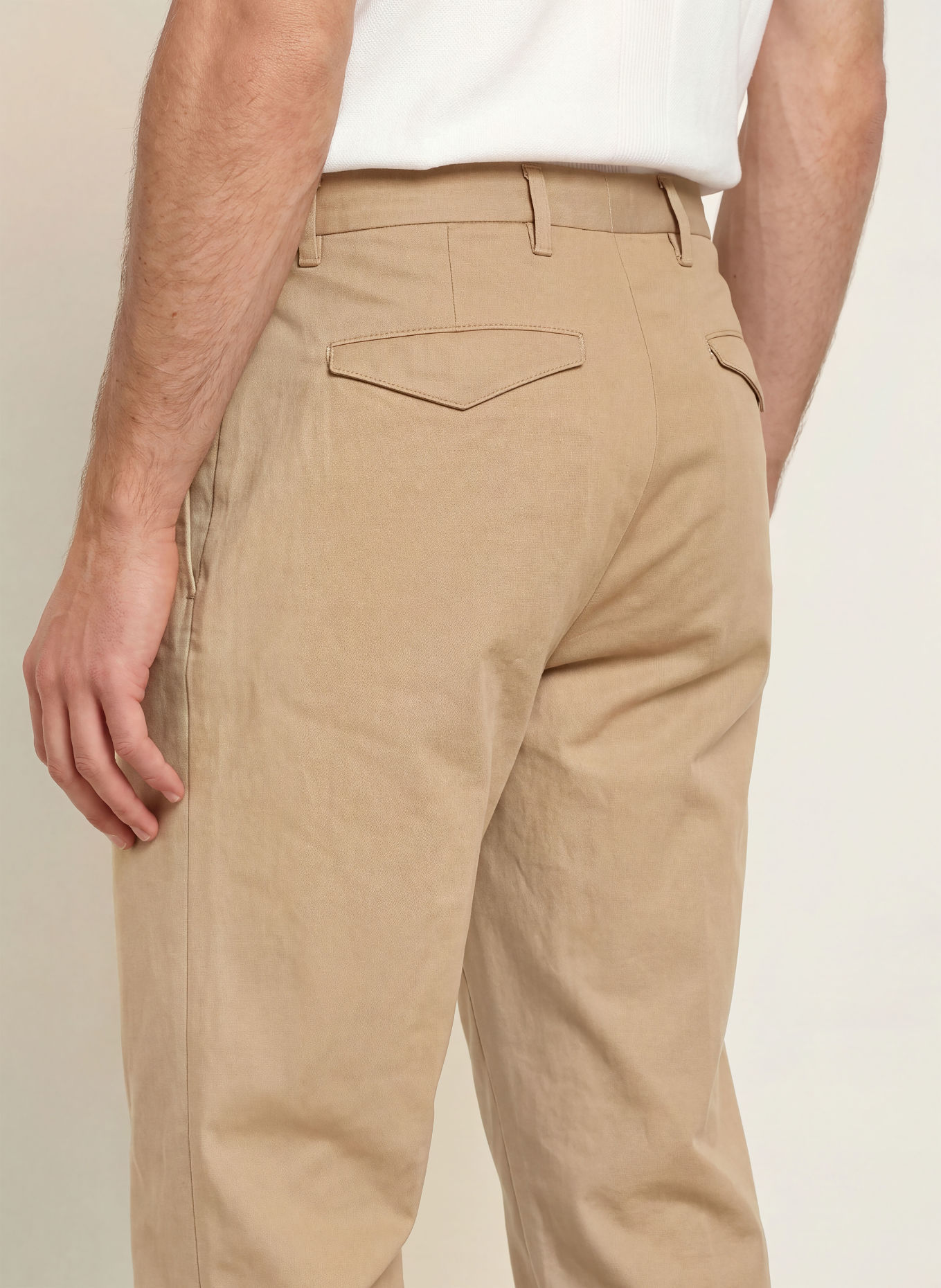 HILTL Extra Slim Fit Chinos: CAMEL