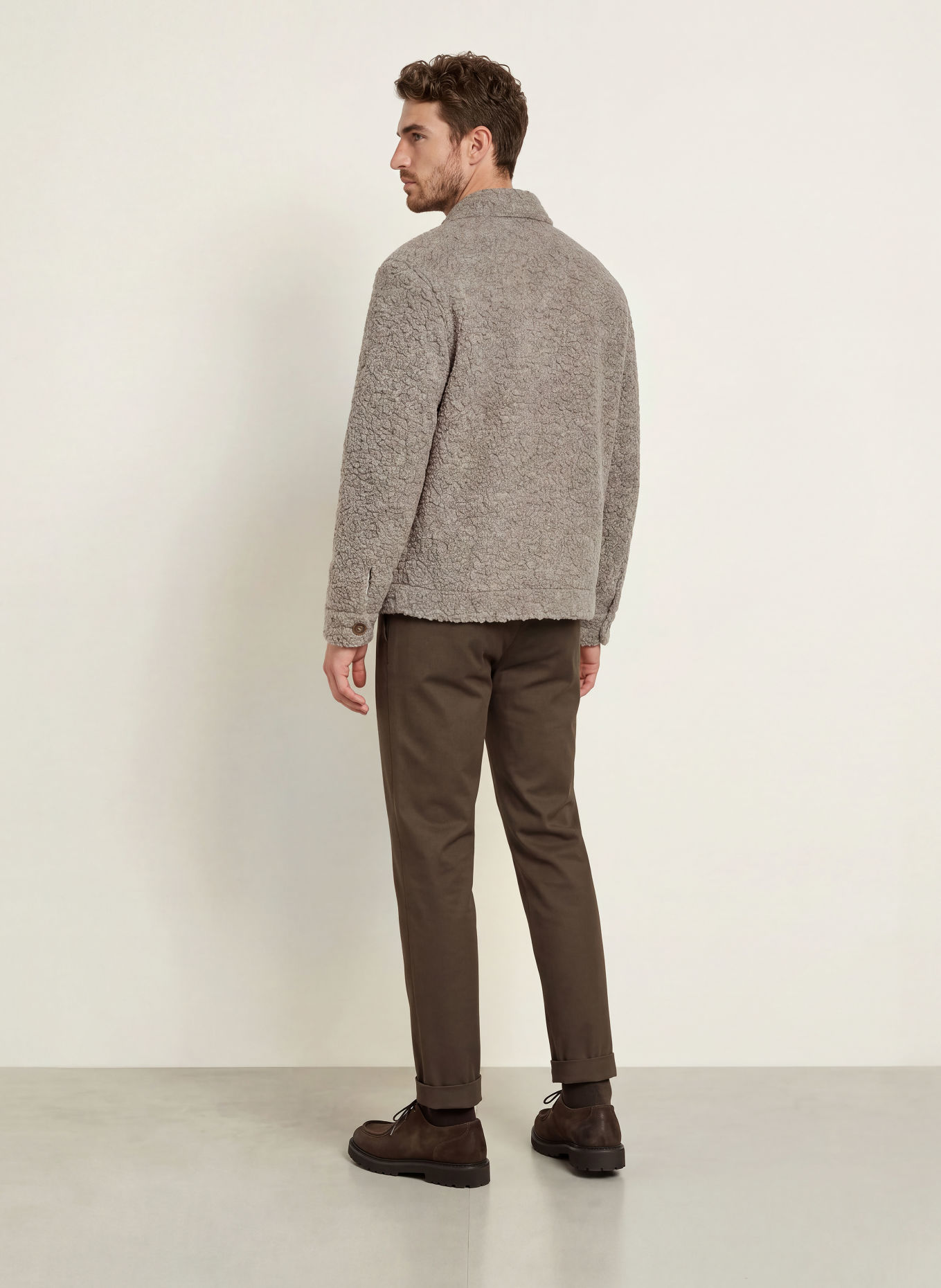 HILTL Extra Slim Fit Chinos: DARK BROWN