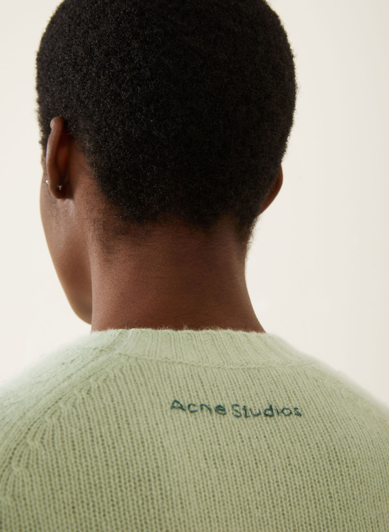 Acne Studios Cashmere Sweaters: LIGHT GREEN