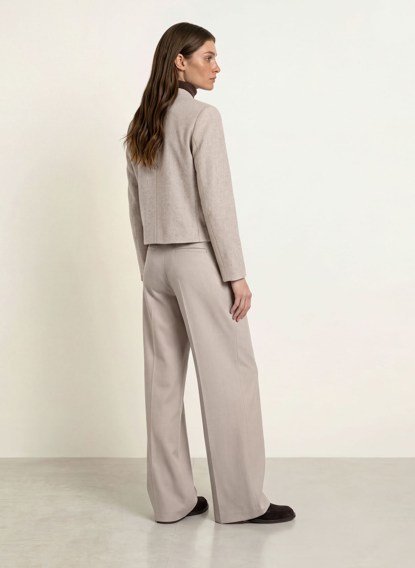 Calvin Klein Kastenjacke: BRAUN / BEIGE