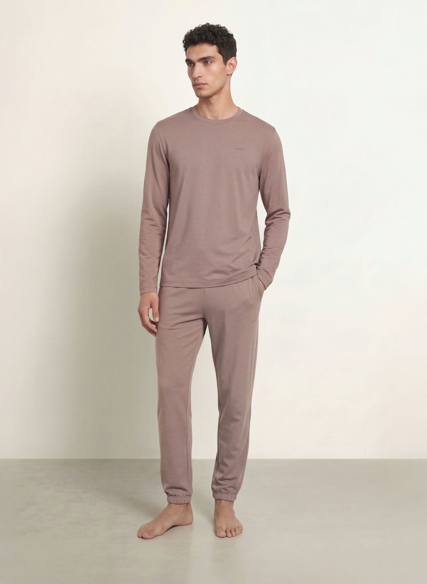 Calvin Klein Lounge-Shirt NATURALS: TAUPE