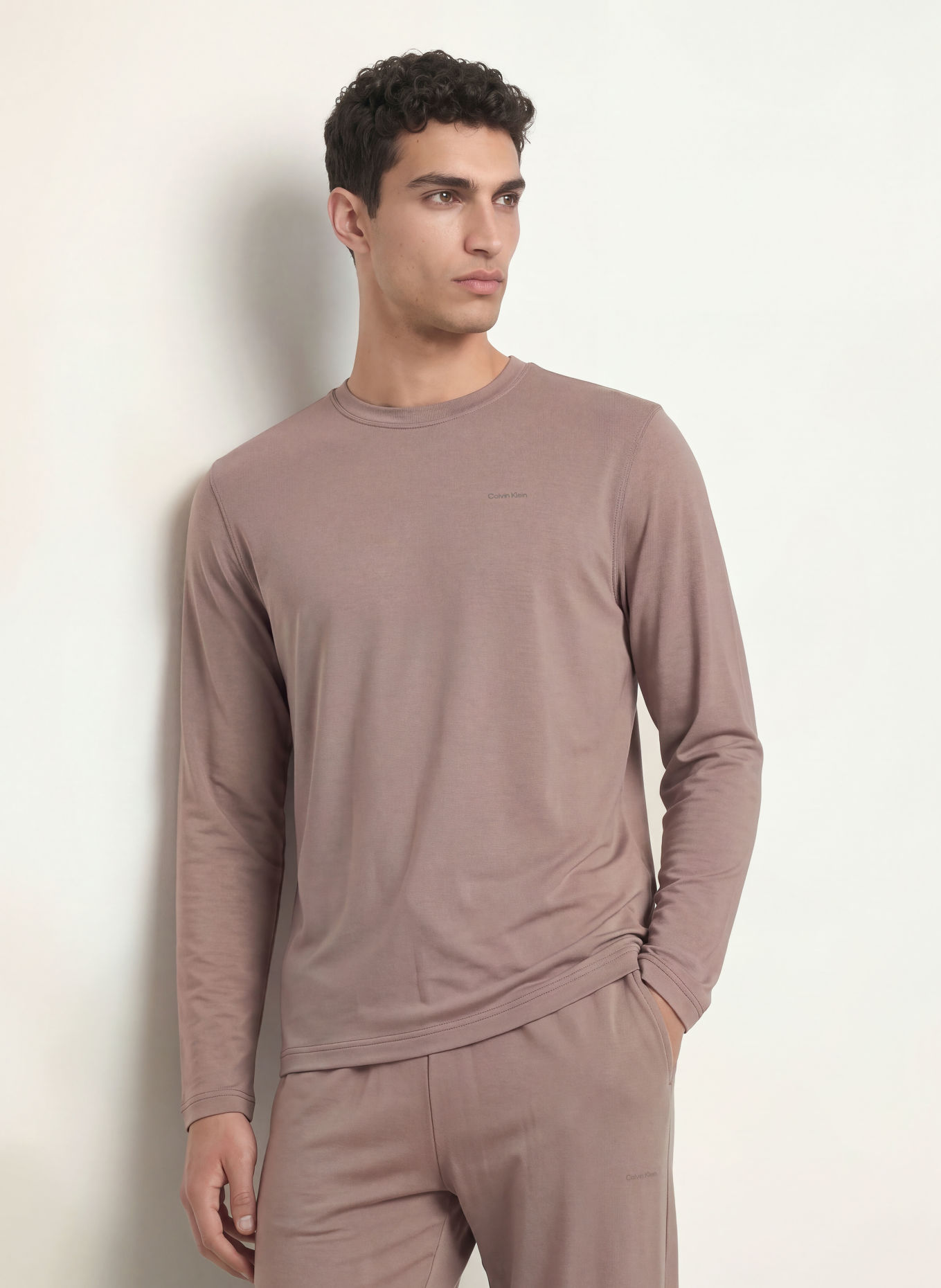 Calvin Klein Lounge-Shirt NATURALS: TAUPE
