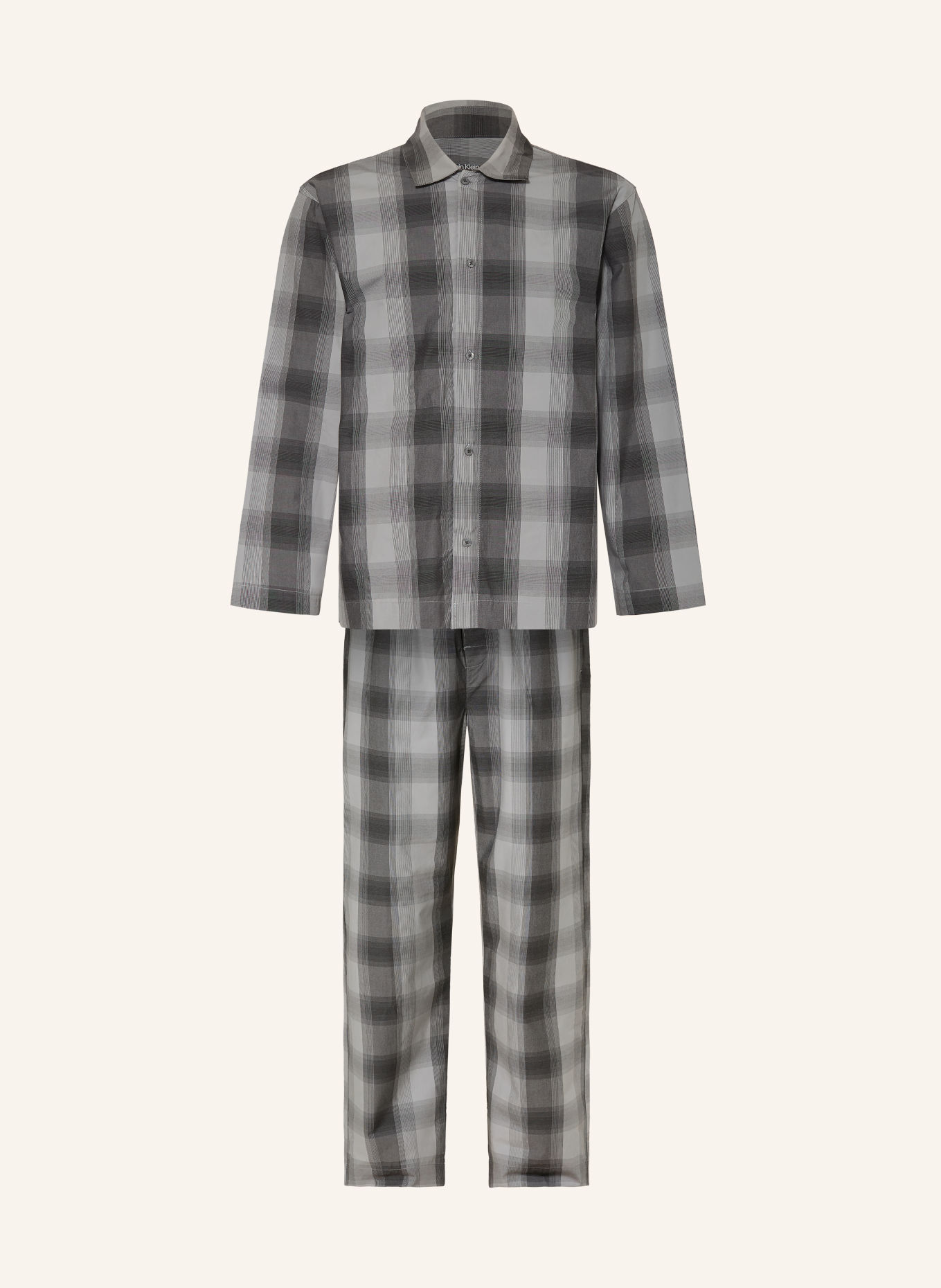 Calvin Klein Pajamas: GRAY / BLACK