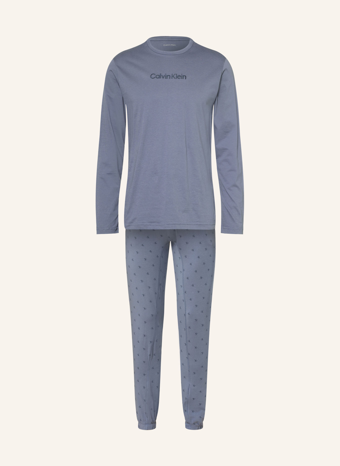 Calvin Klein Schlafanzug HOLIDAY mit Geschenkbox: BLAUGRAU