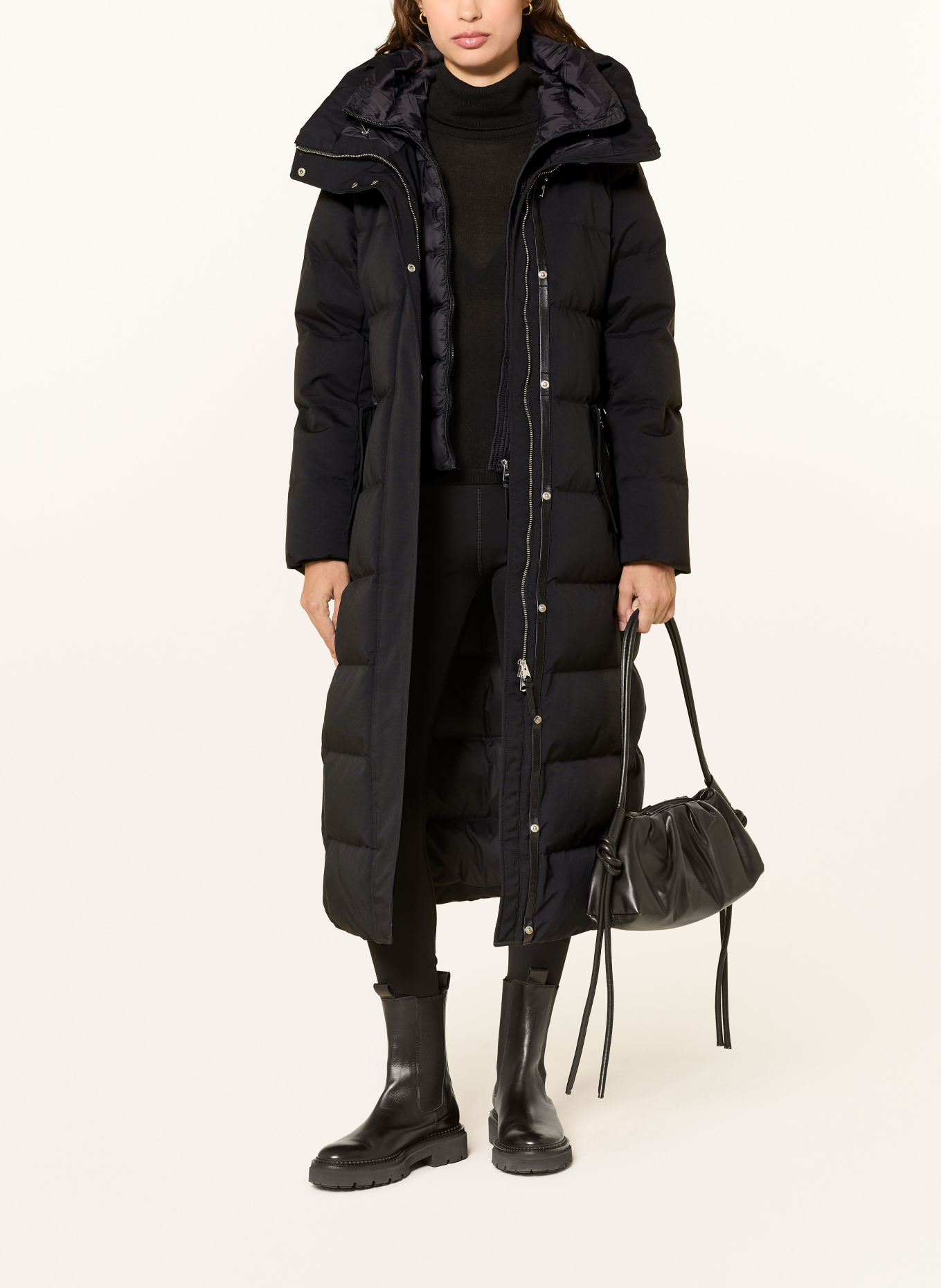 Mackage Daunenmantel SHYLA-NFZ mit herausnehmbarer Blende: SCHWARZ