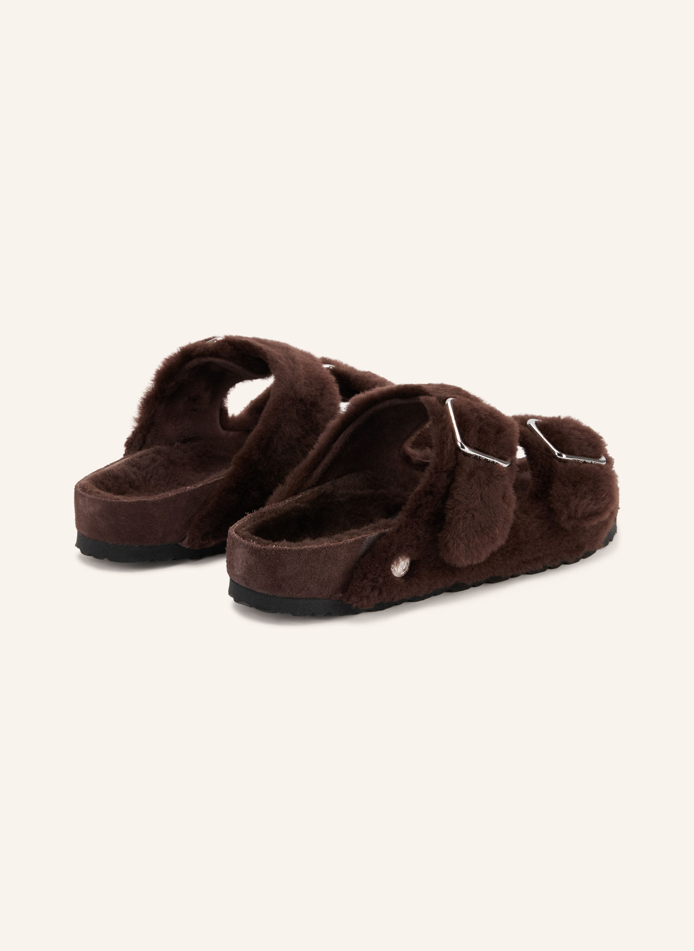 1774 BIRKENSTOCK ARIZONA SHEARLING 1774 Slides: DARK BROWN