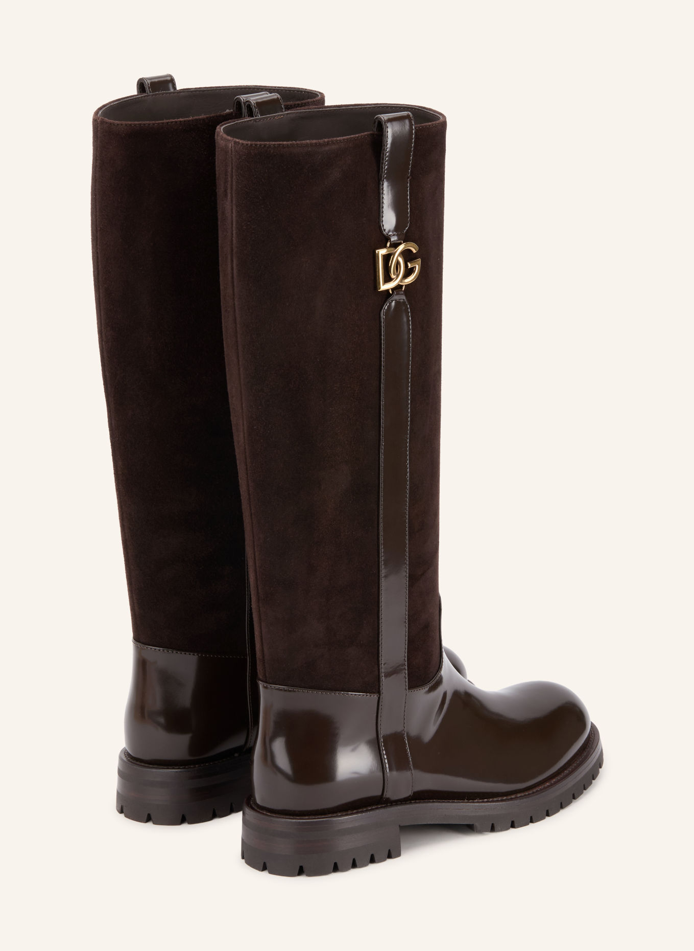 DOLCE & GABBANA Laarzen: MARRON FONCÉ